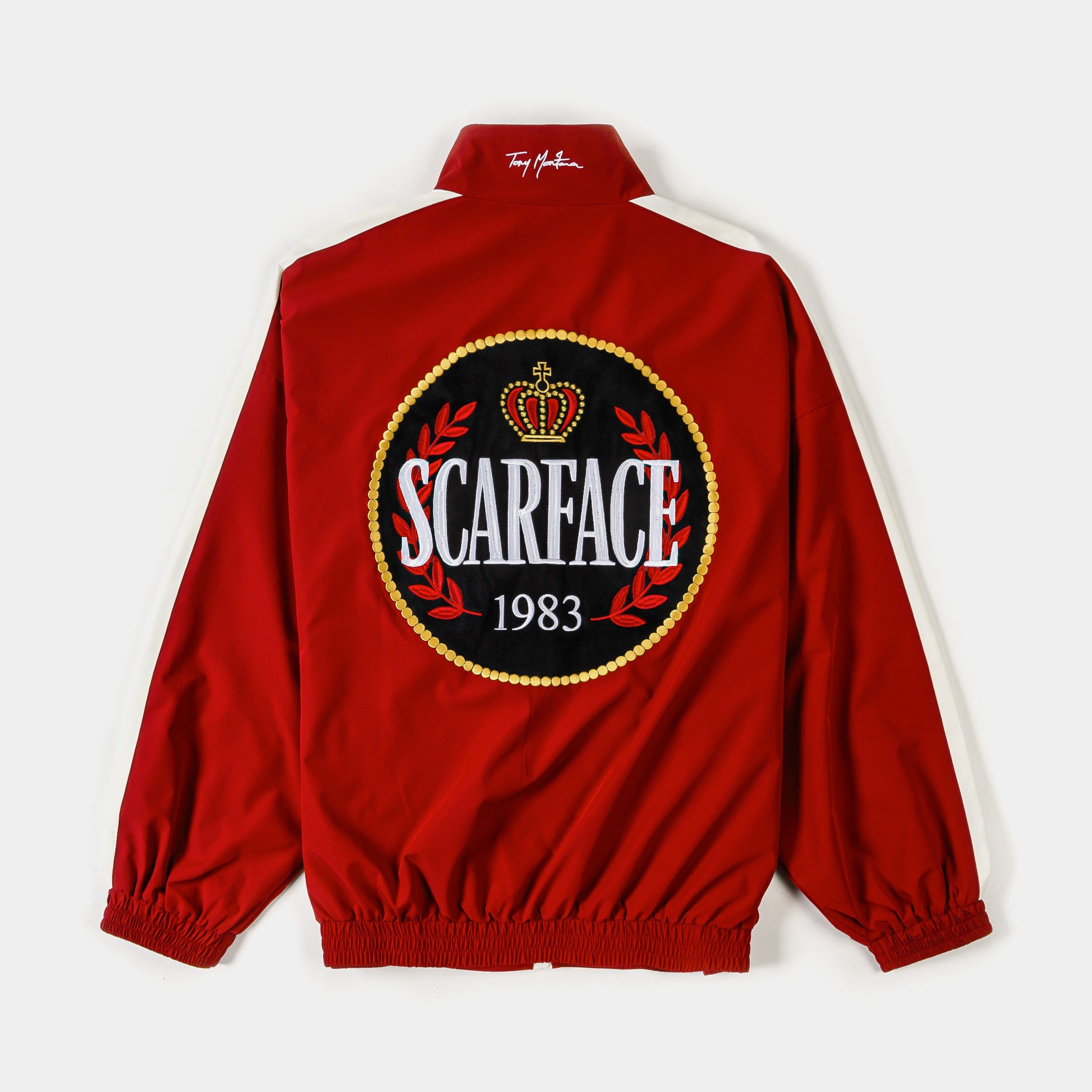 Scarface x SP SP x Scarface Crest Track Mens Jacket (Red/White)