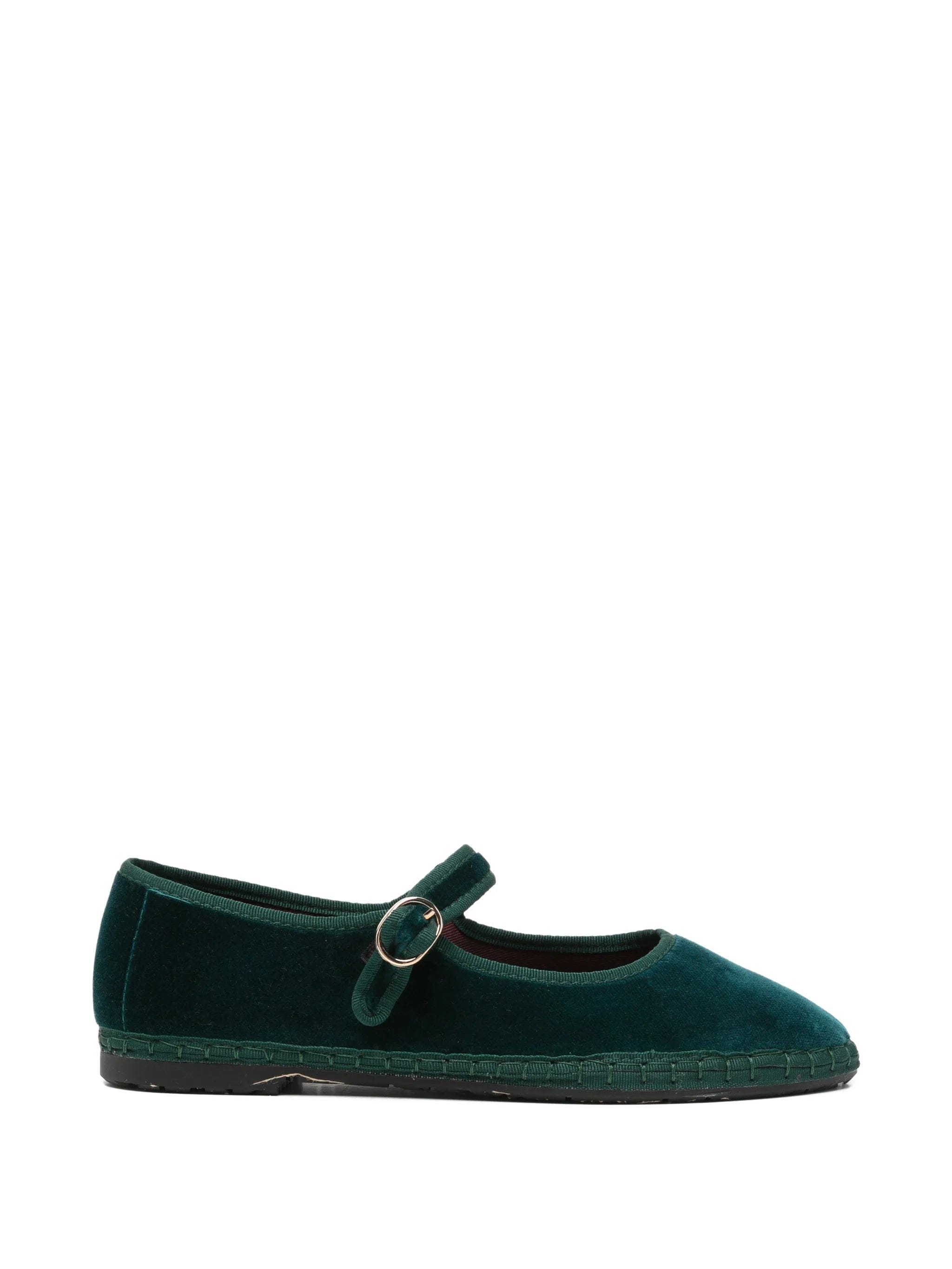 Flabelus Leonor velvet ballet flats