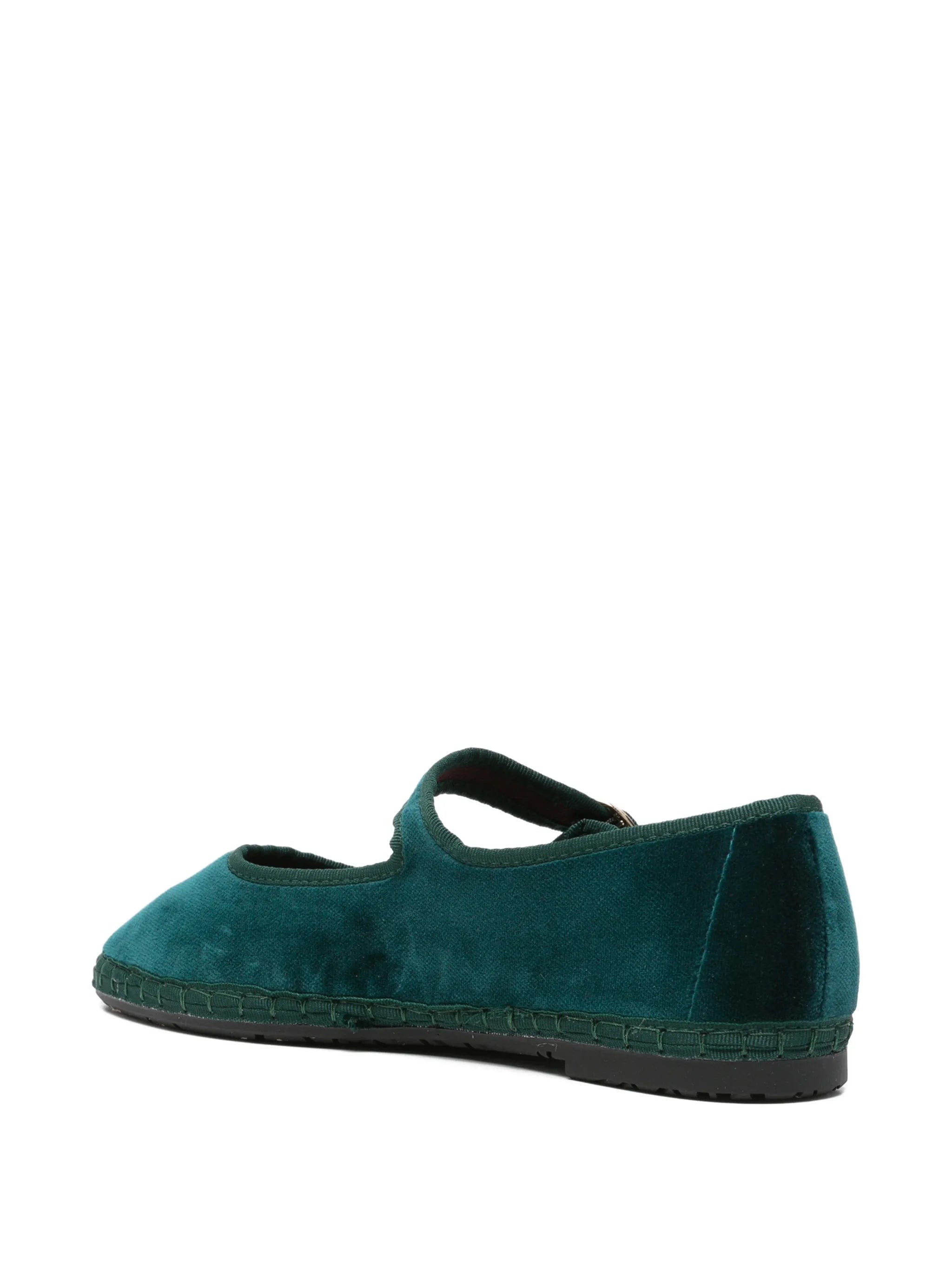 Flabelus Leonor velvet ballet flats