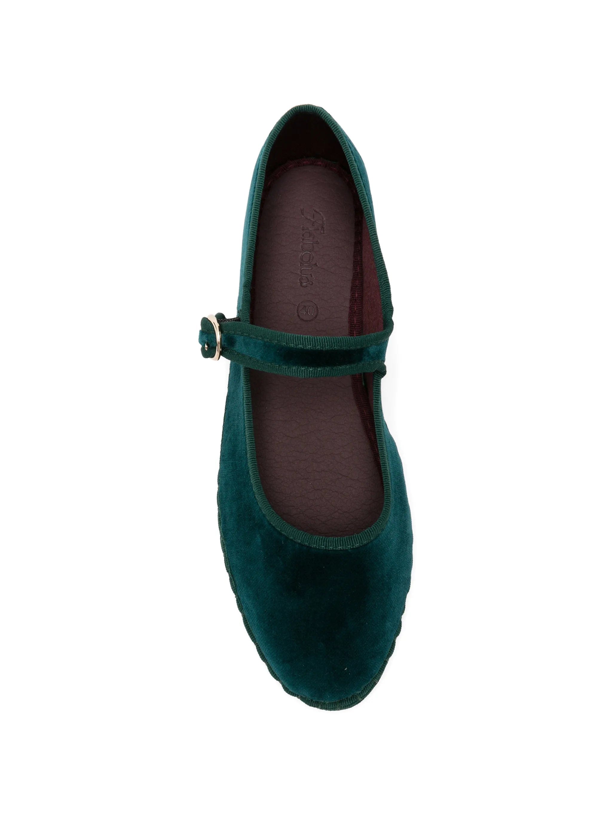 Flabelus Leonor velvet ballet flats