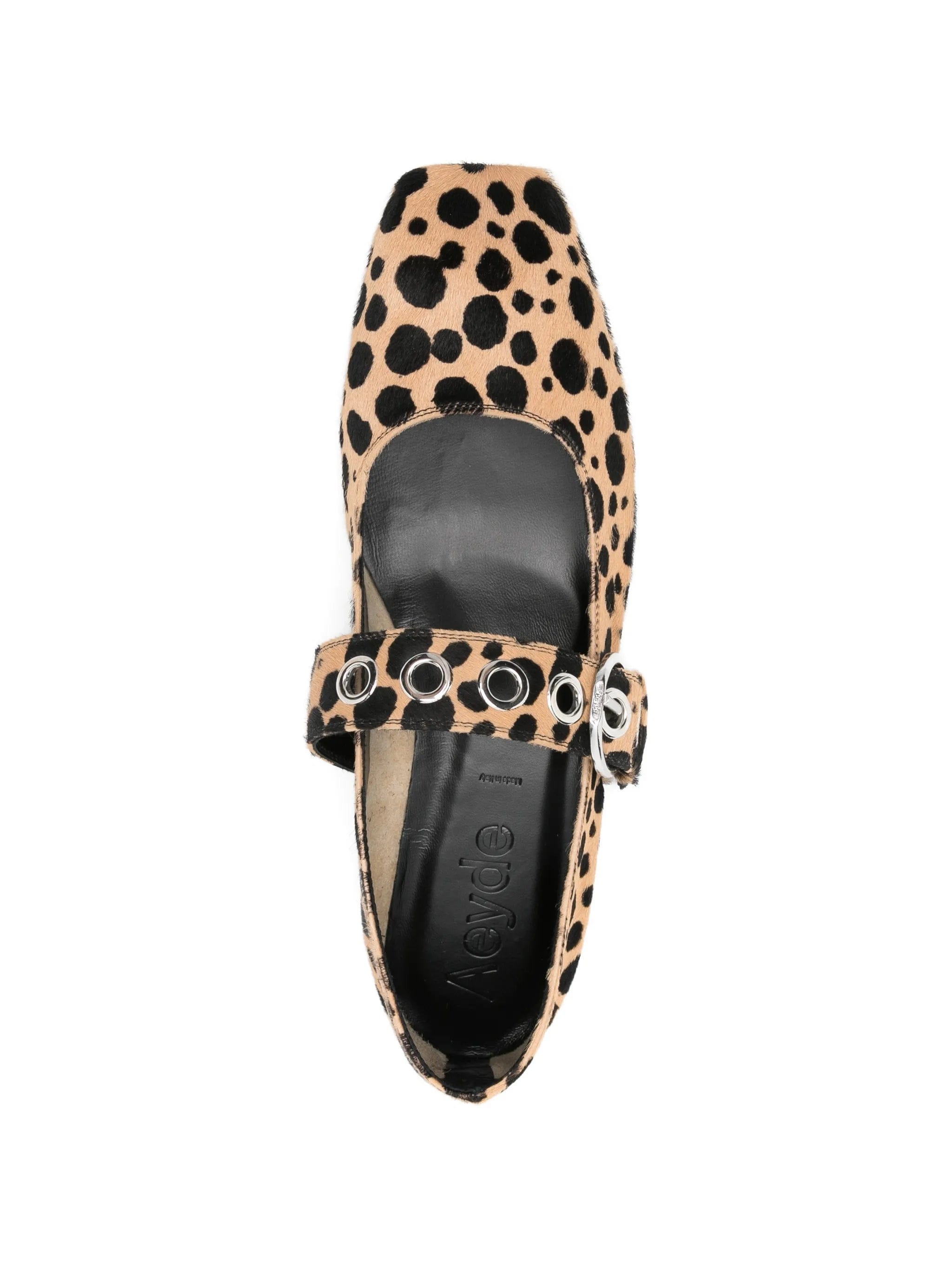 Aeyde Uma leopard - print Mary - Janes ballerina
