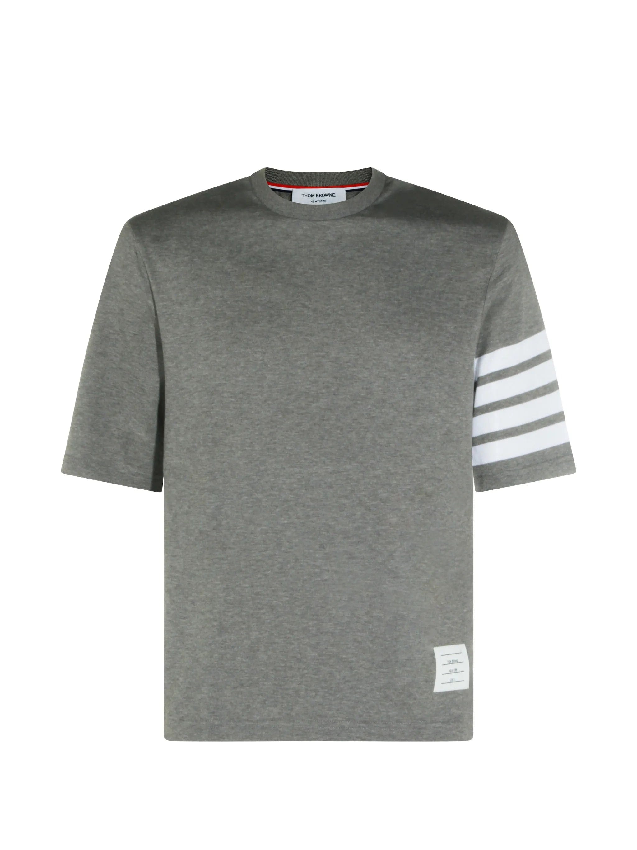 Thom Browne stripe - detail T - shirt