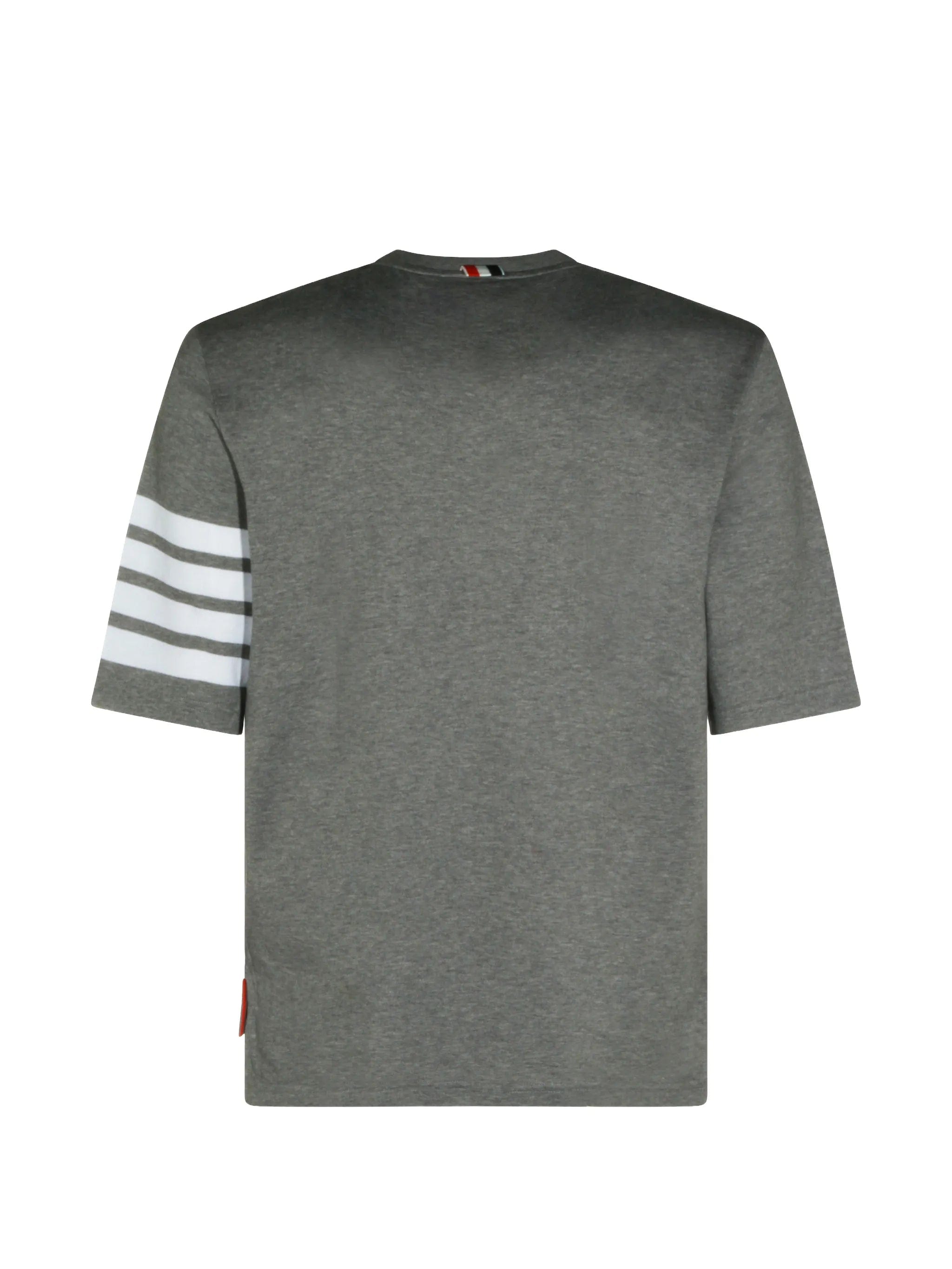 Thom Browne stripe - detail T - shirt