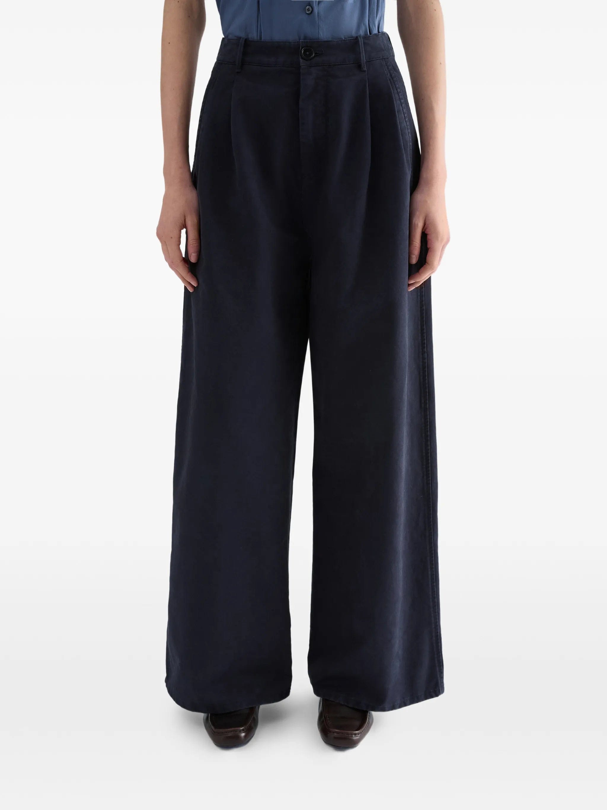 Jil Sander pleated palazzo pants