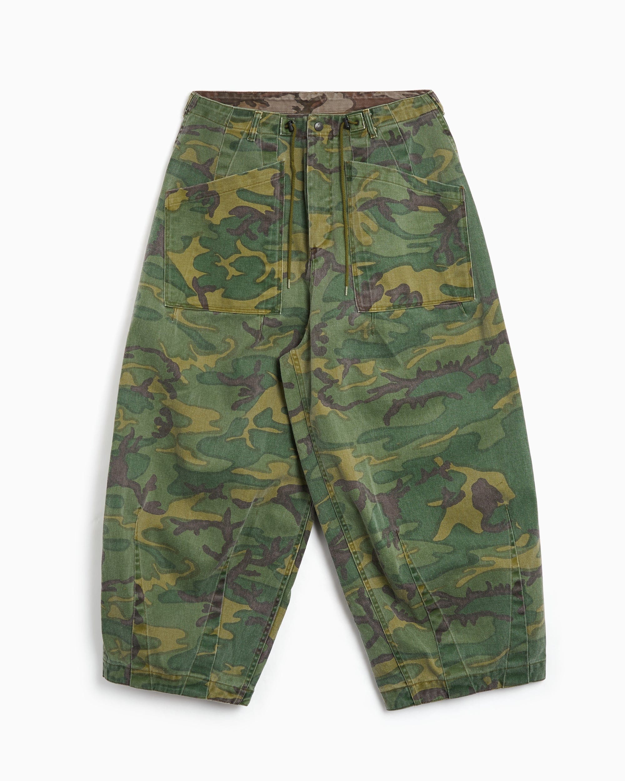 Needles Pantalones Baggy Relaxed Reversible Needles Camo para hombre