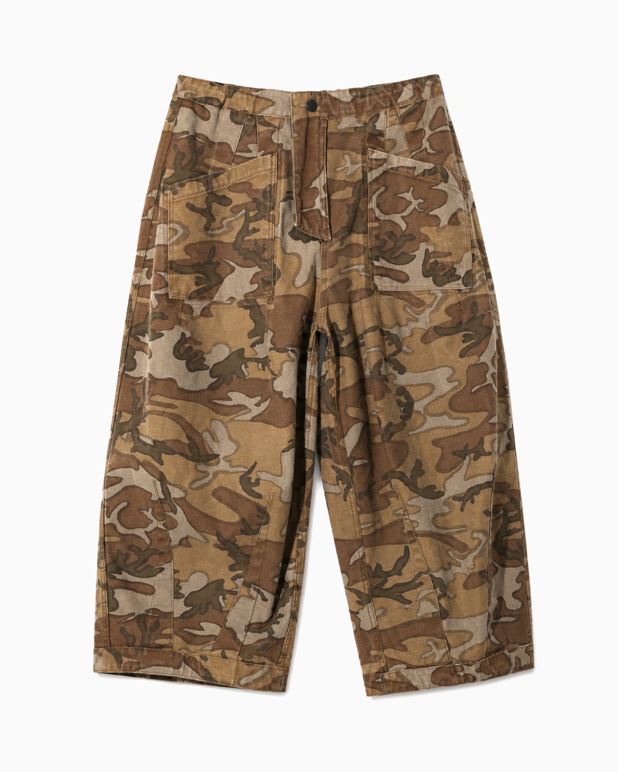 Needles Pantalones Baggy Relaxed Reversible Needles Camo para hombre