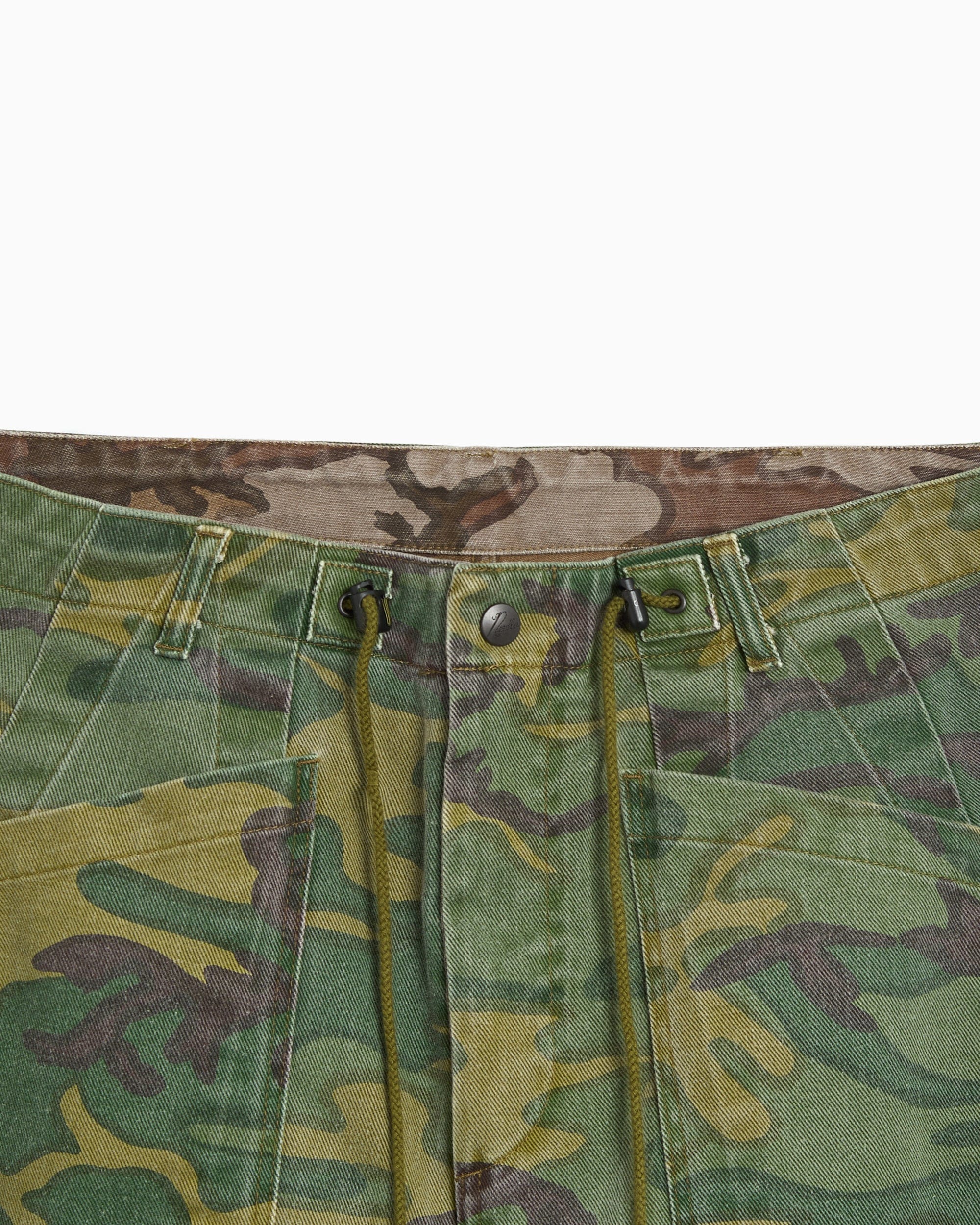 Needles Pantalones Baggy Relaxed Reversible Needles Camo para hombre