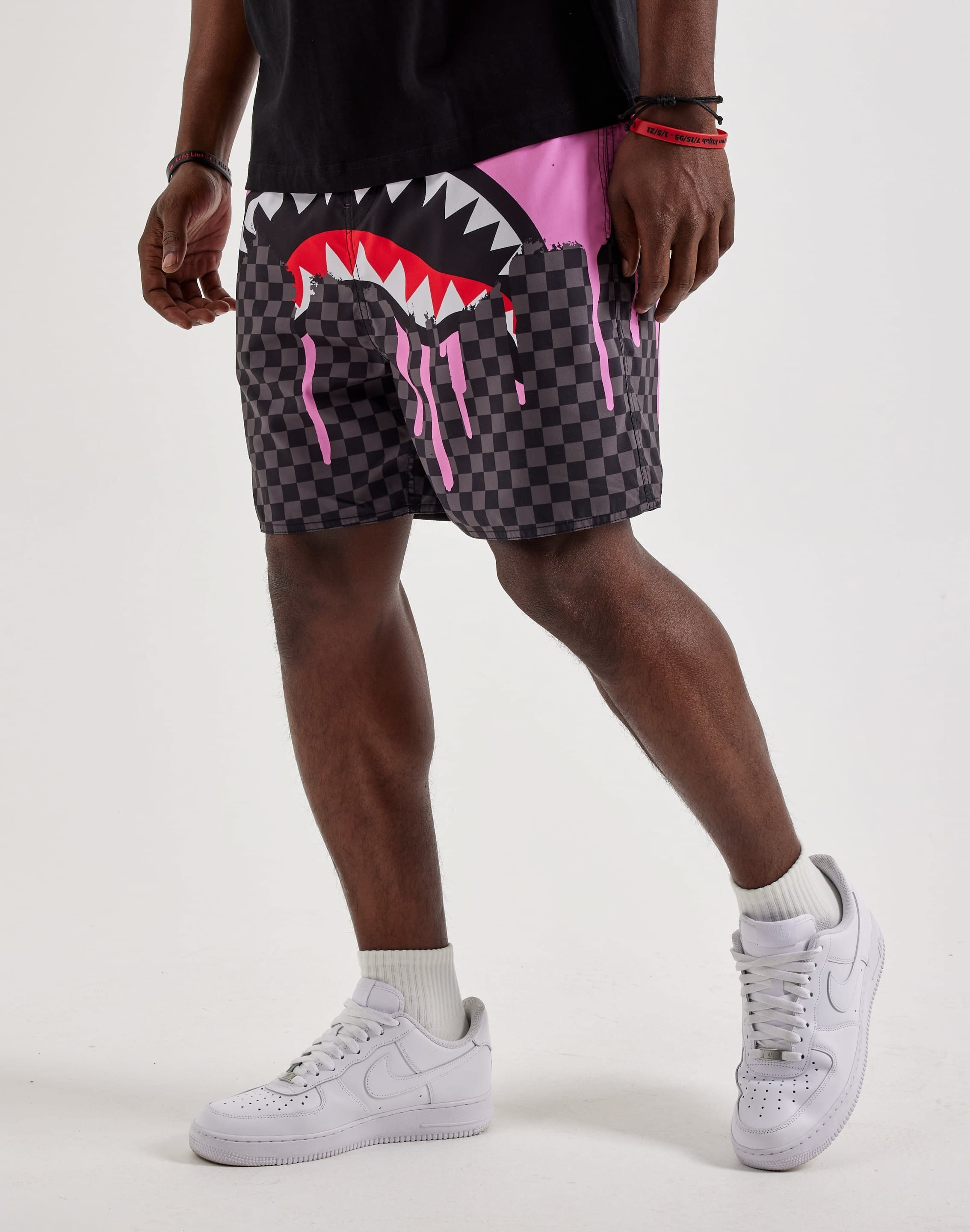 Sprayground Ocean Drip Check Swim Shorts