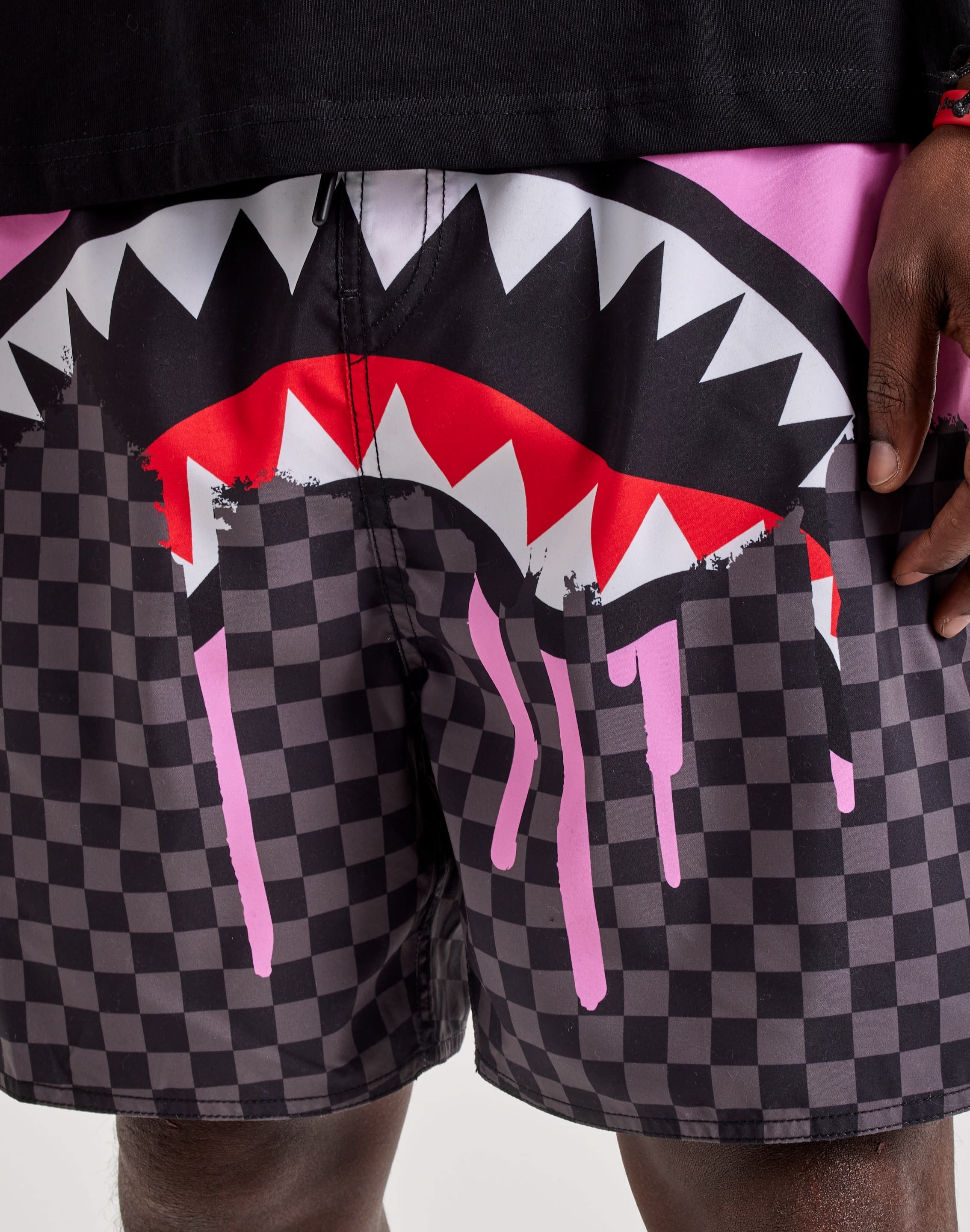 Sprayground Ocean Drip Check Swim Shorts