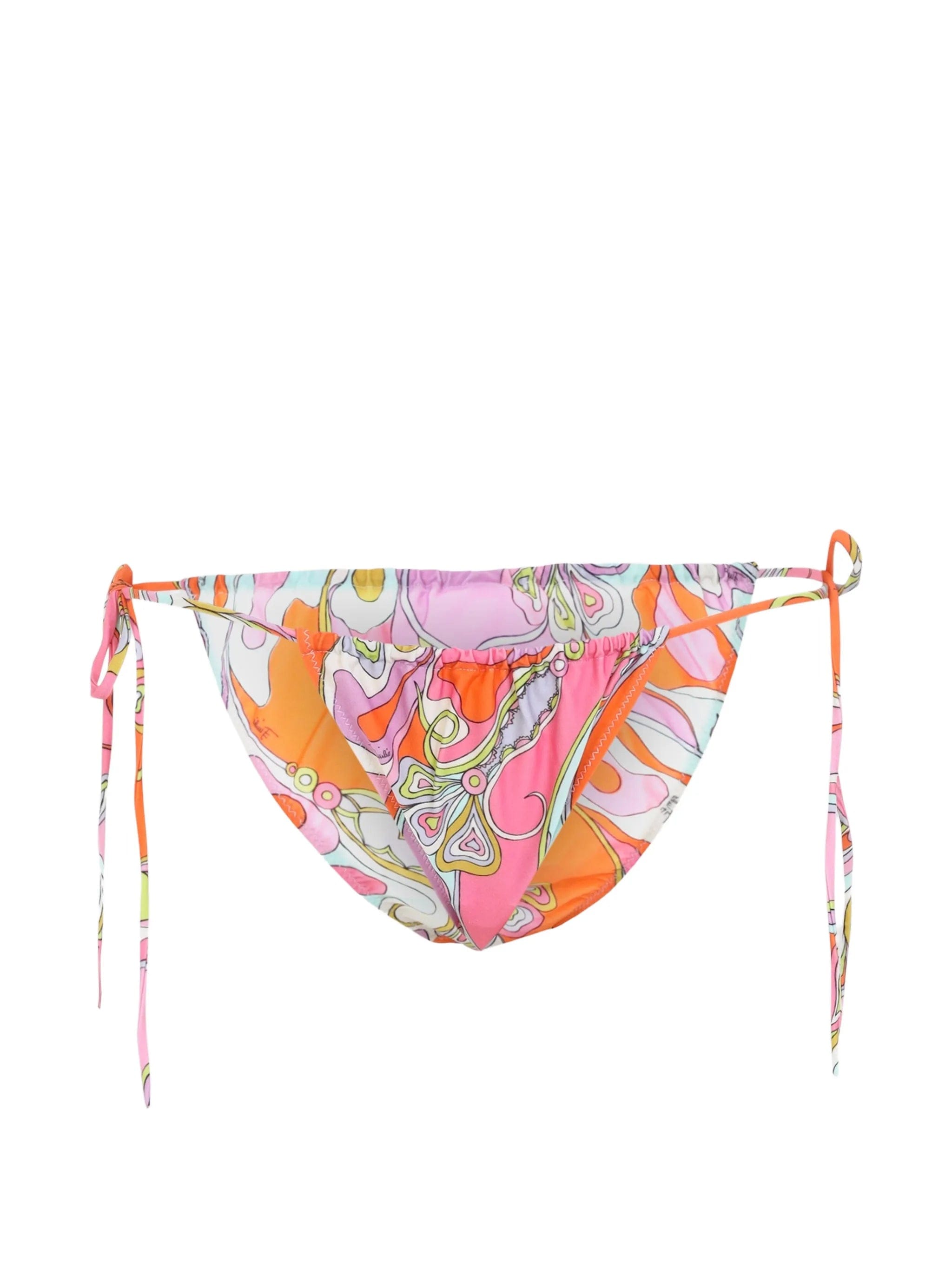 PUCCI abstract - print side - tie bikini bottoms