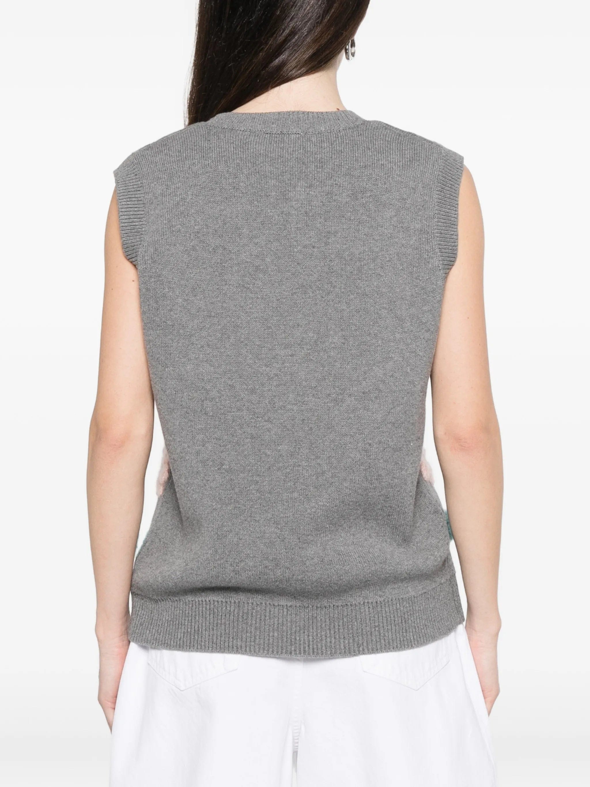 GANNI floral vest