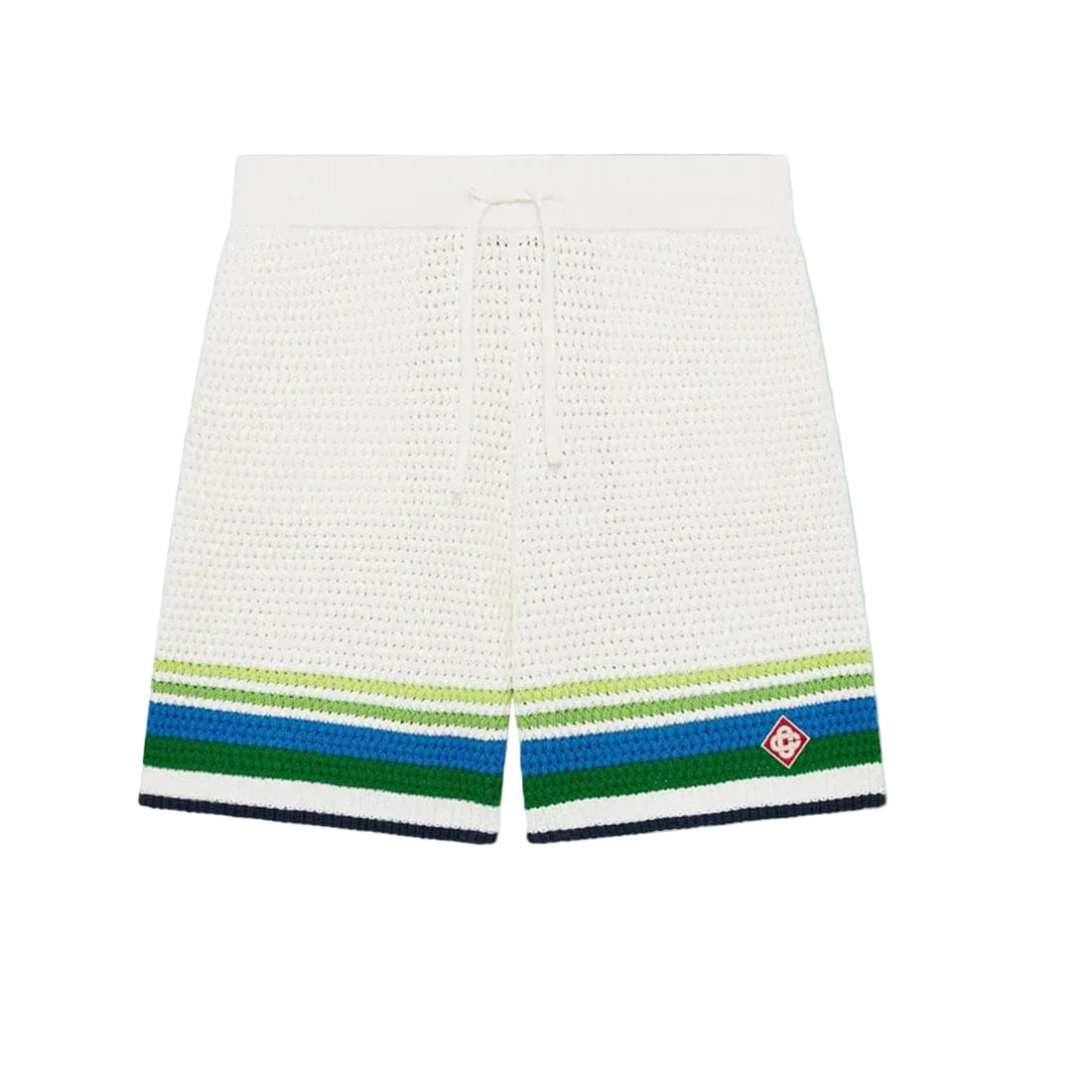 Casablanca Stripe Knit Short White Blue