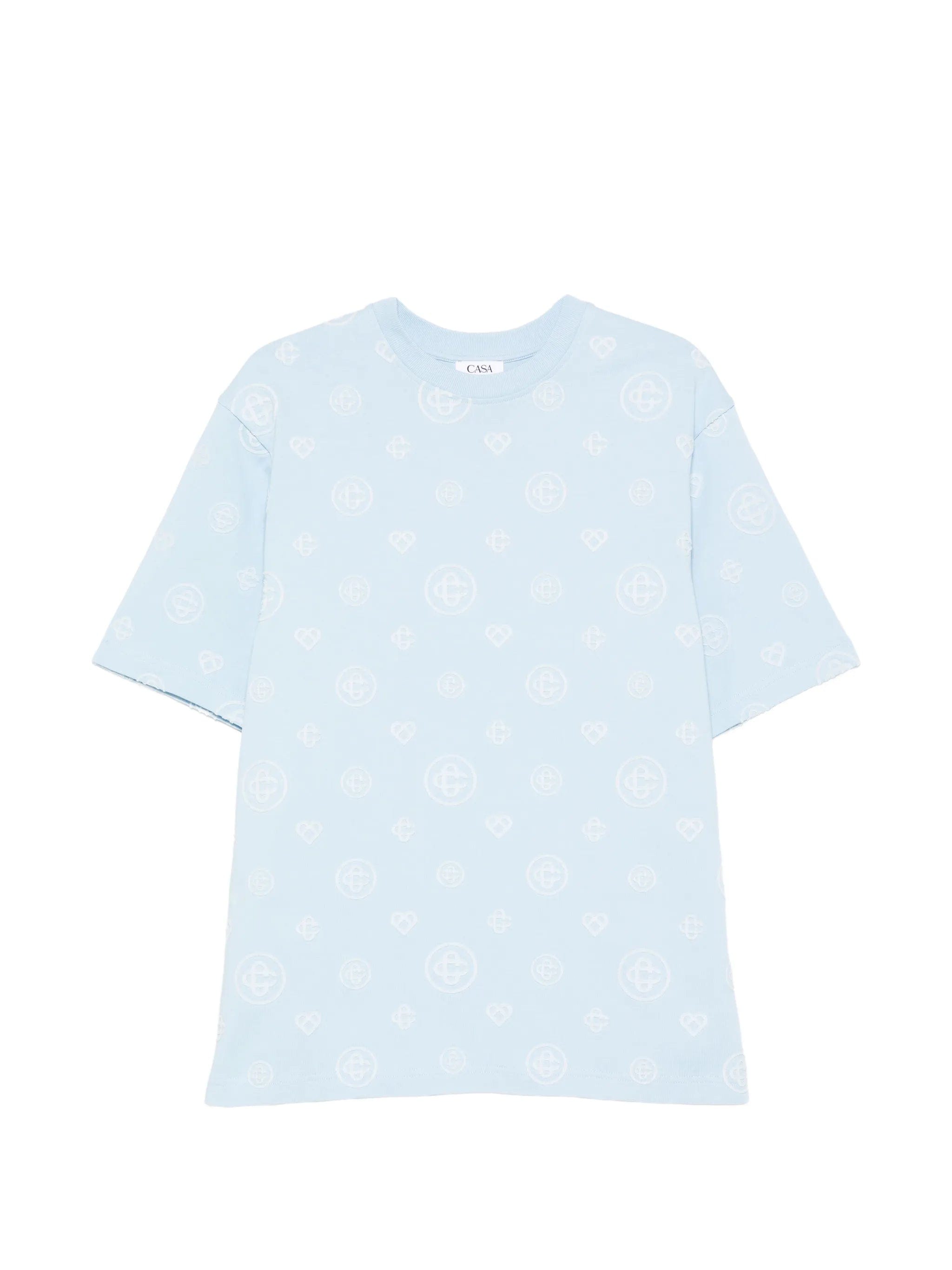 Casablanca Monogram round - neck T - shirt