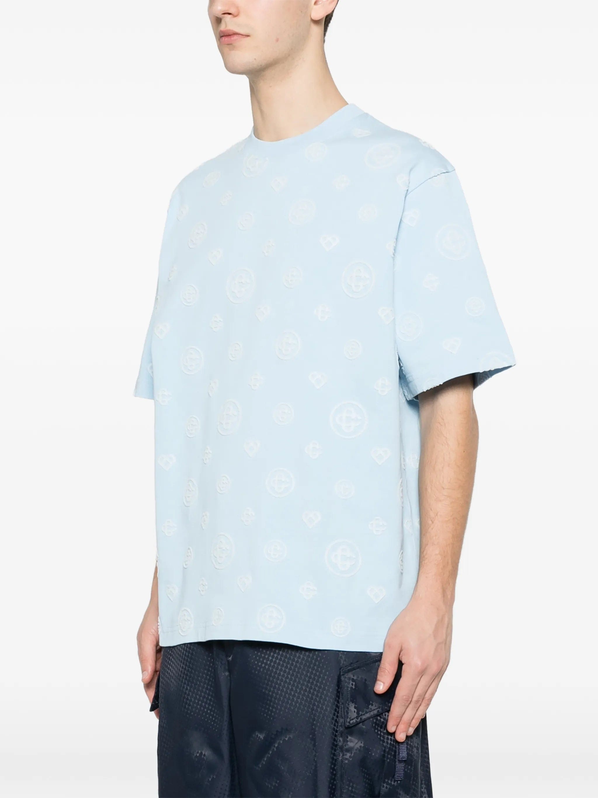 Casablanca Monogram round - neck T - shirt
