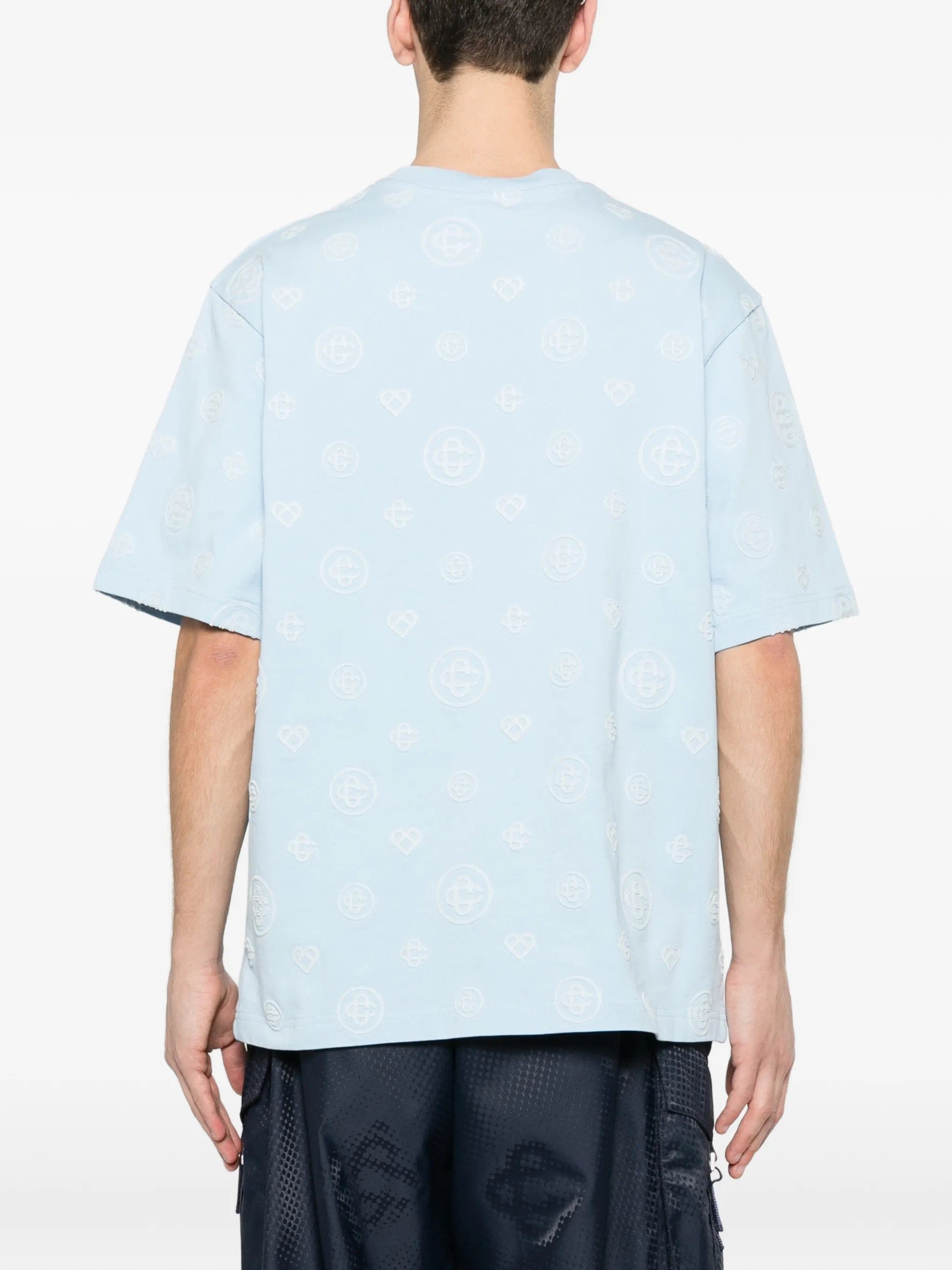 Casablanca Monogram round - neck T - shirt
