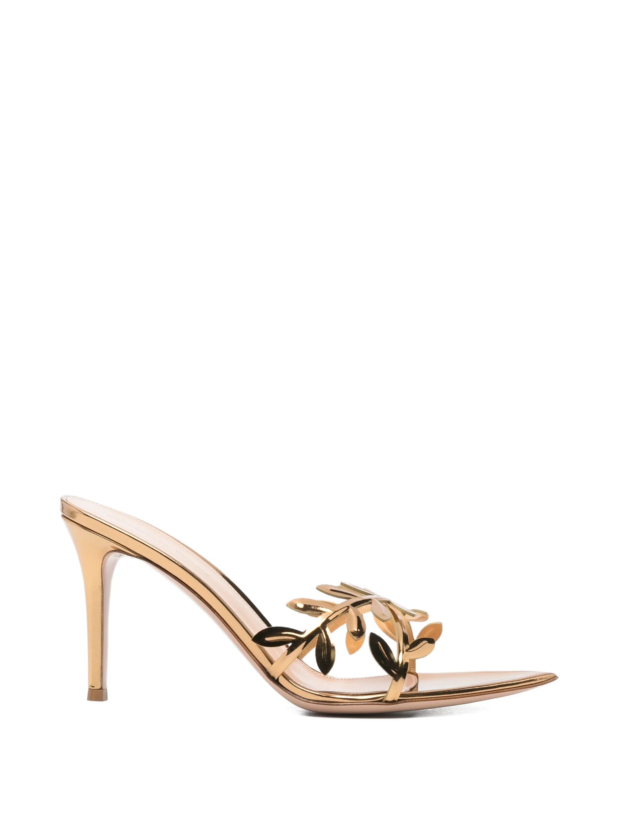 Gianvito Rossi leaf - strap sandals