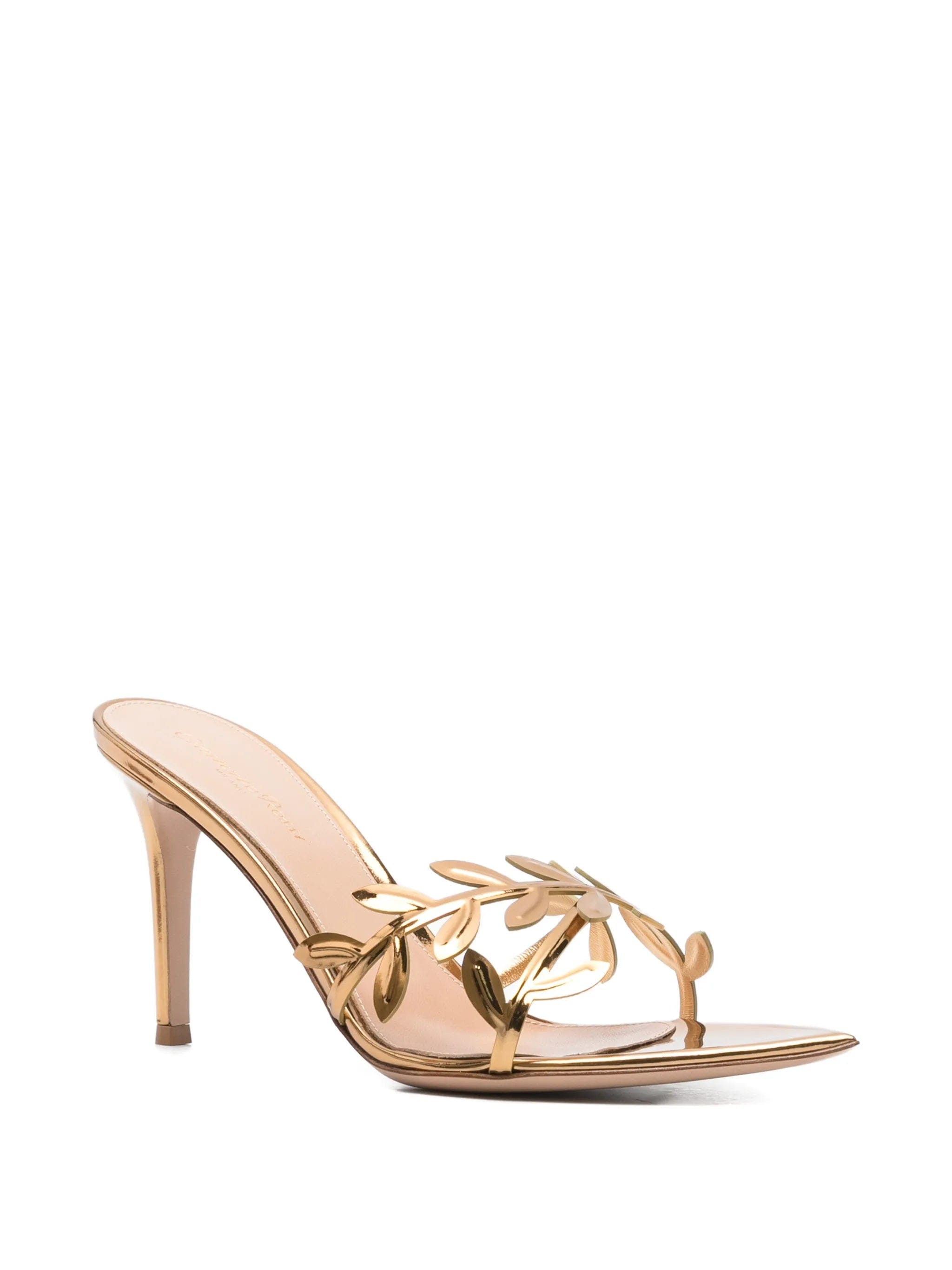 Gianvito Rossi leaf - strap sandals