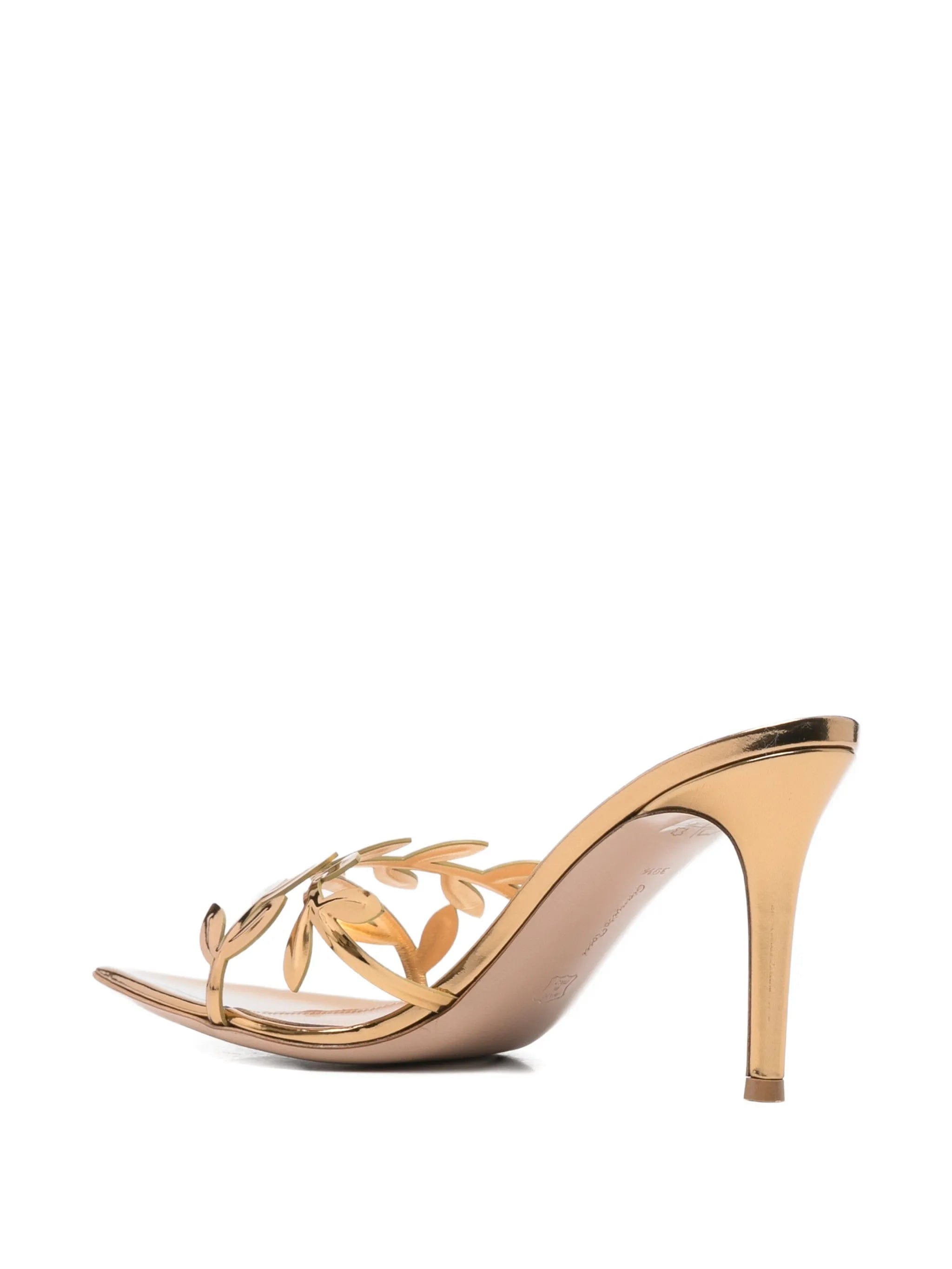 Gianvito Rossi leaf - strap sandals
