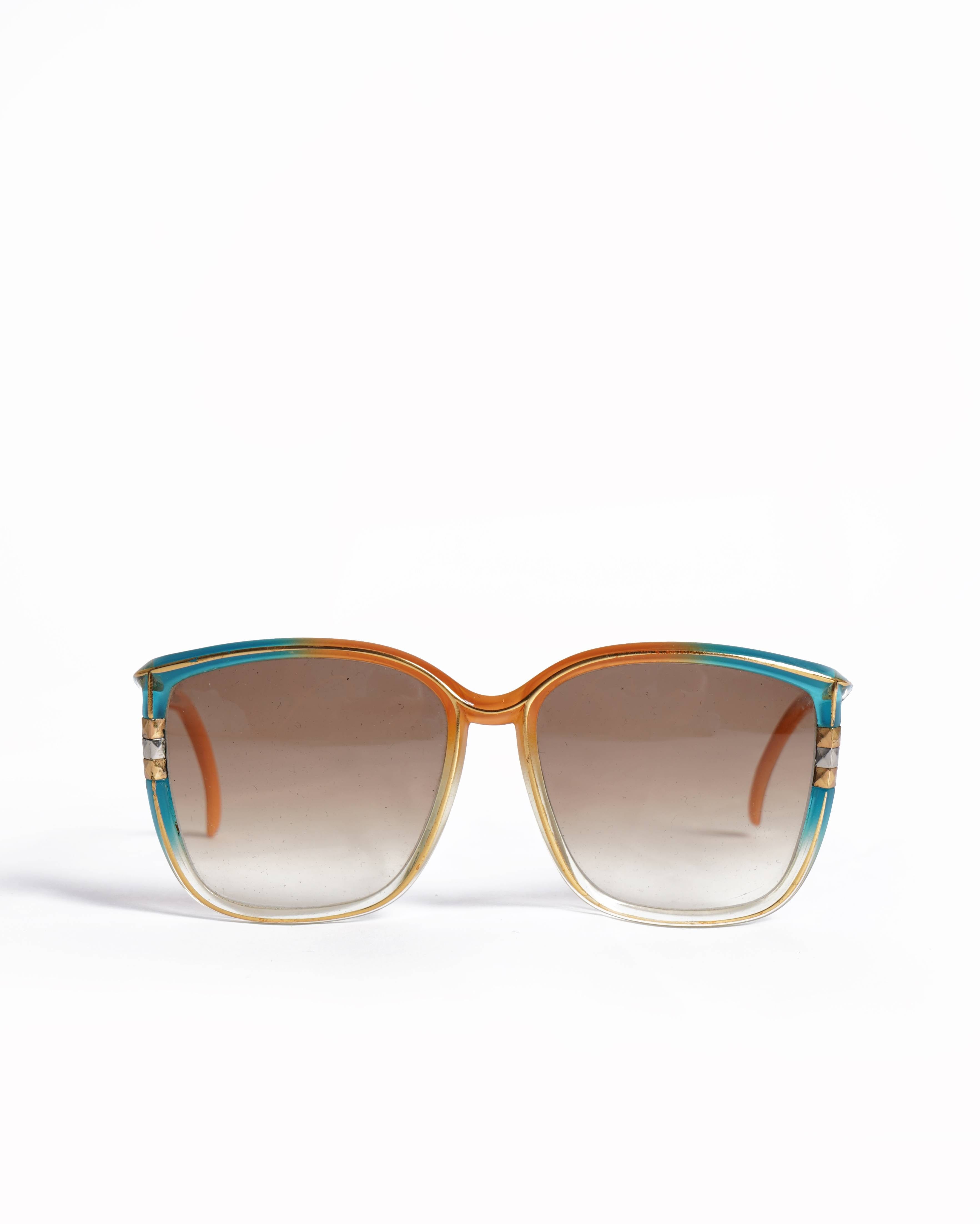 Leonard Vintage 1970's Leonard Women's Square Frame Sunglasses