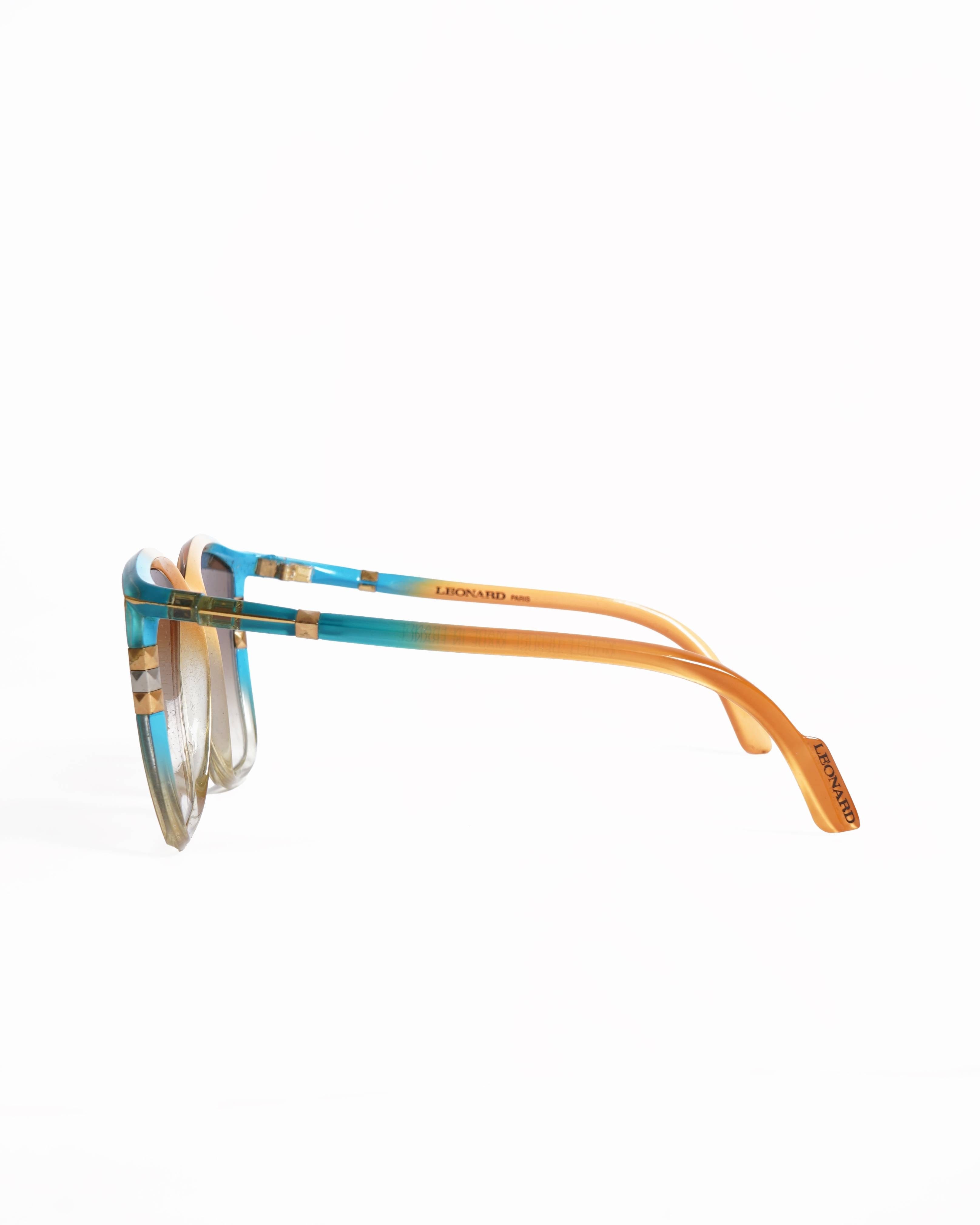 Leonard Vintage 1970's Leonard Women's Square Frame Sunglasses