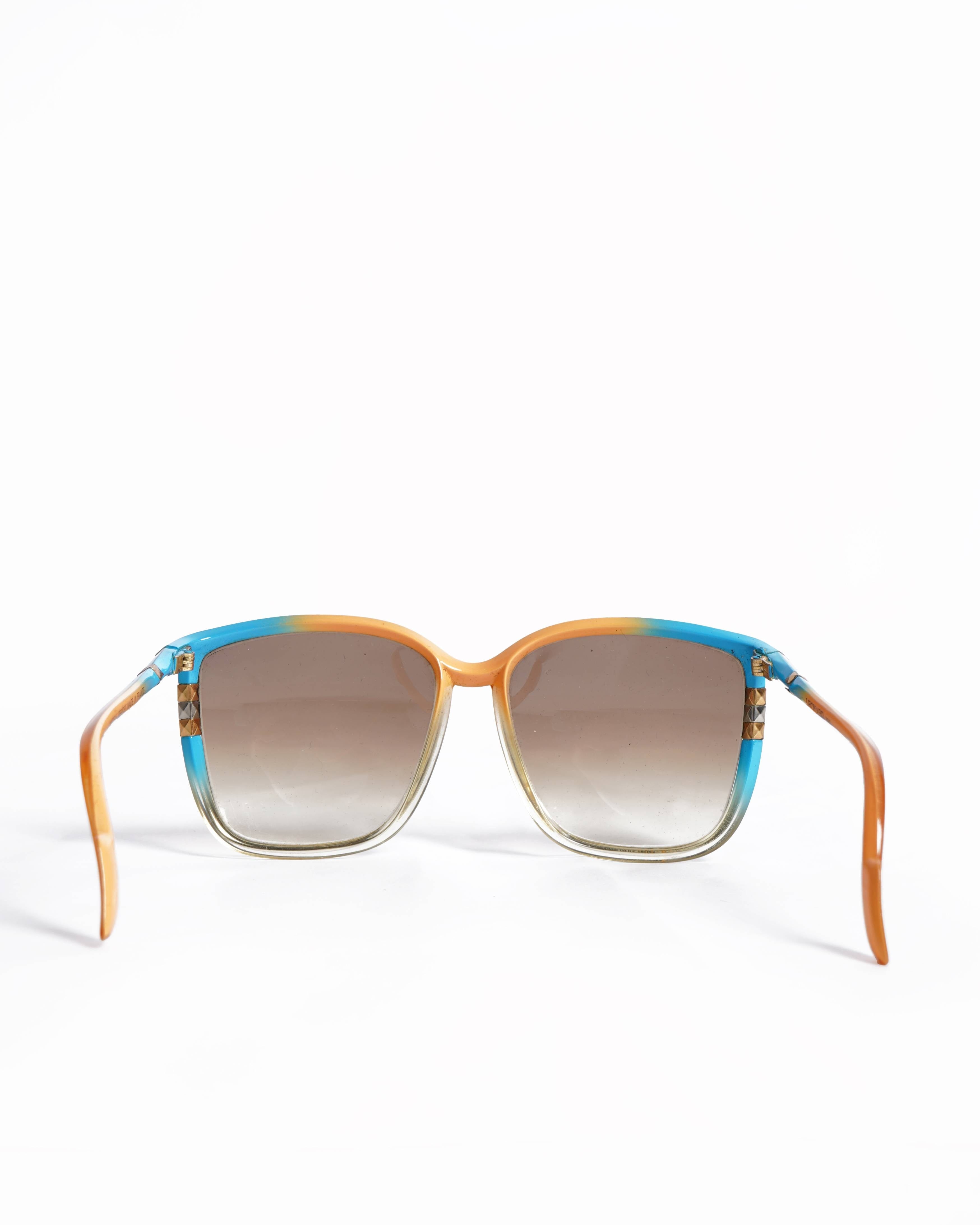 Leonard Vintage 1970's Leonard Women's Square Frame Sunglasses