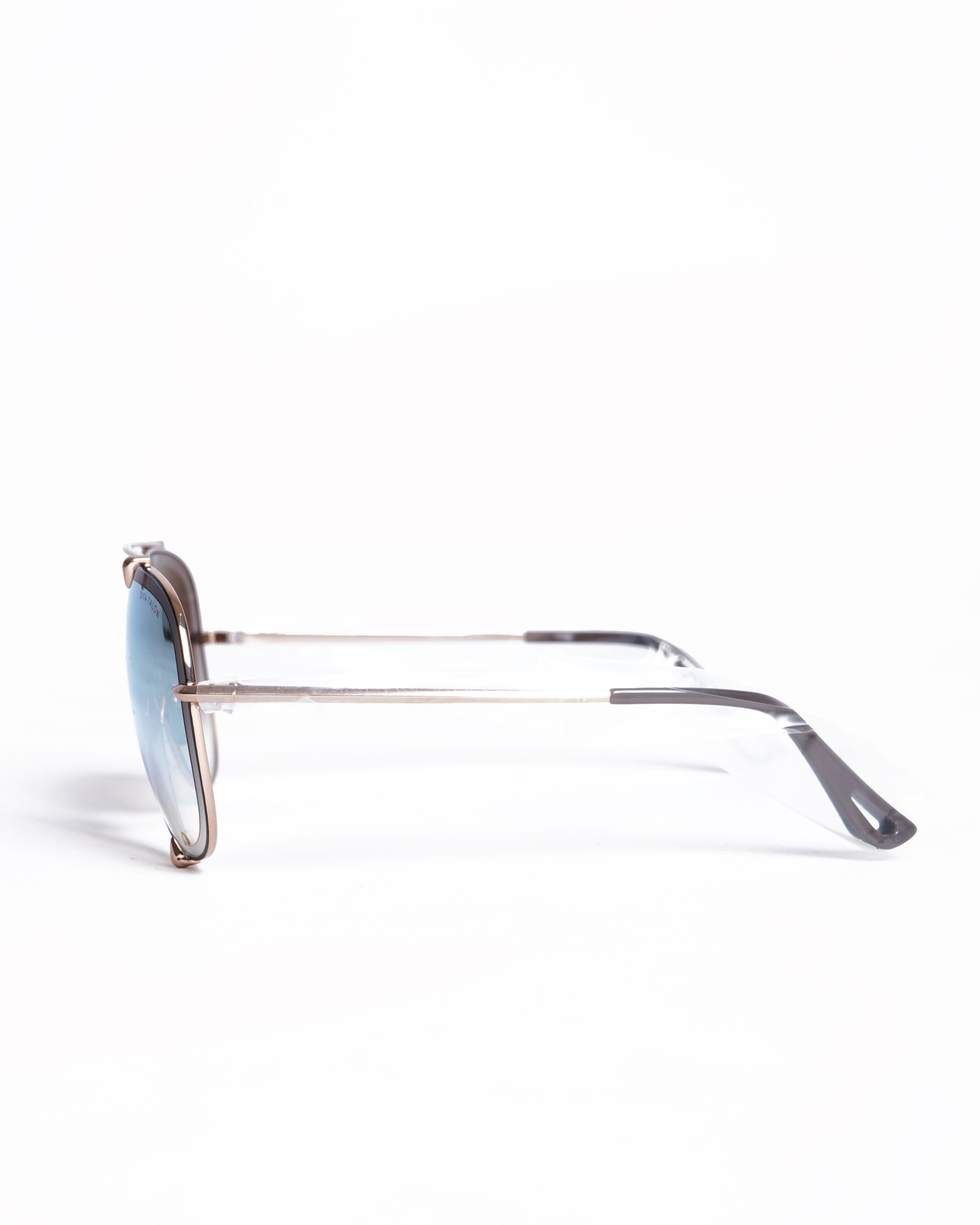 Dita New Dita talon aviator with black Rose gold mirorr titanium sunglasses