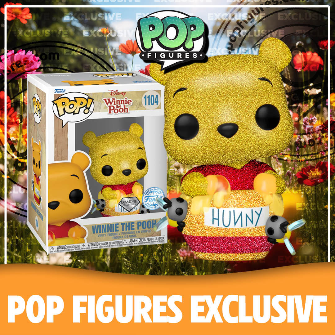 Funko Pop! Winnie the Pooh (Diamond) #1104 Funko Pop! - Disney - Special Edition - Pop Figures Exclusive