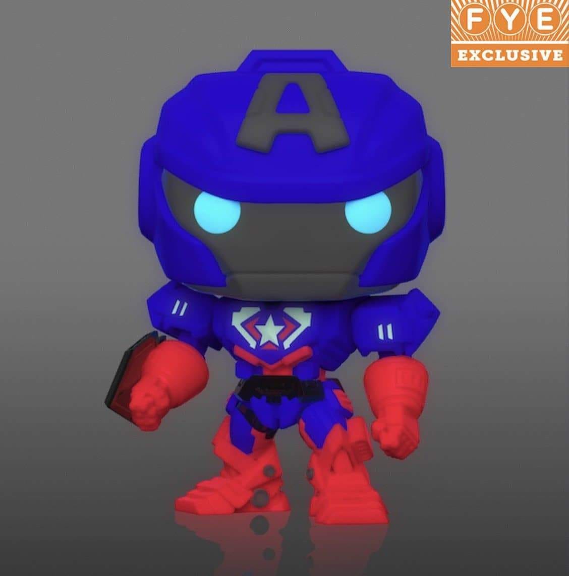 Funko Pop! Captain America #829 Funko Pop! Marvel Mech - FYE Exclusive