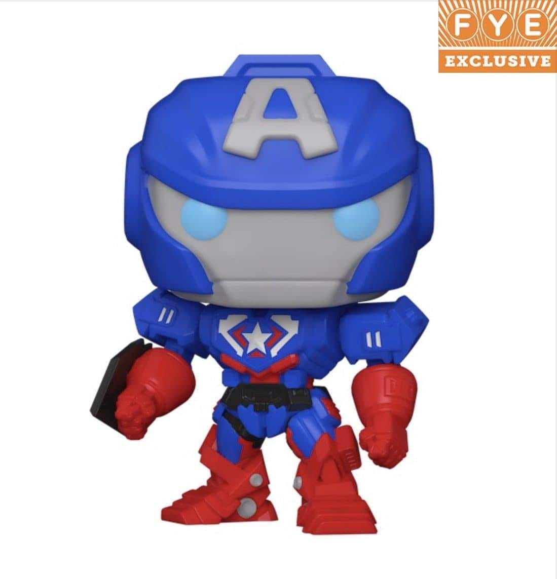 Funko Pop! Captain America #829 Funko Pop! Marvel Mech - FYE Exclusive