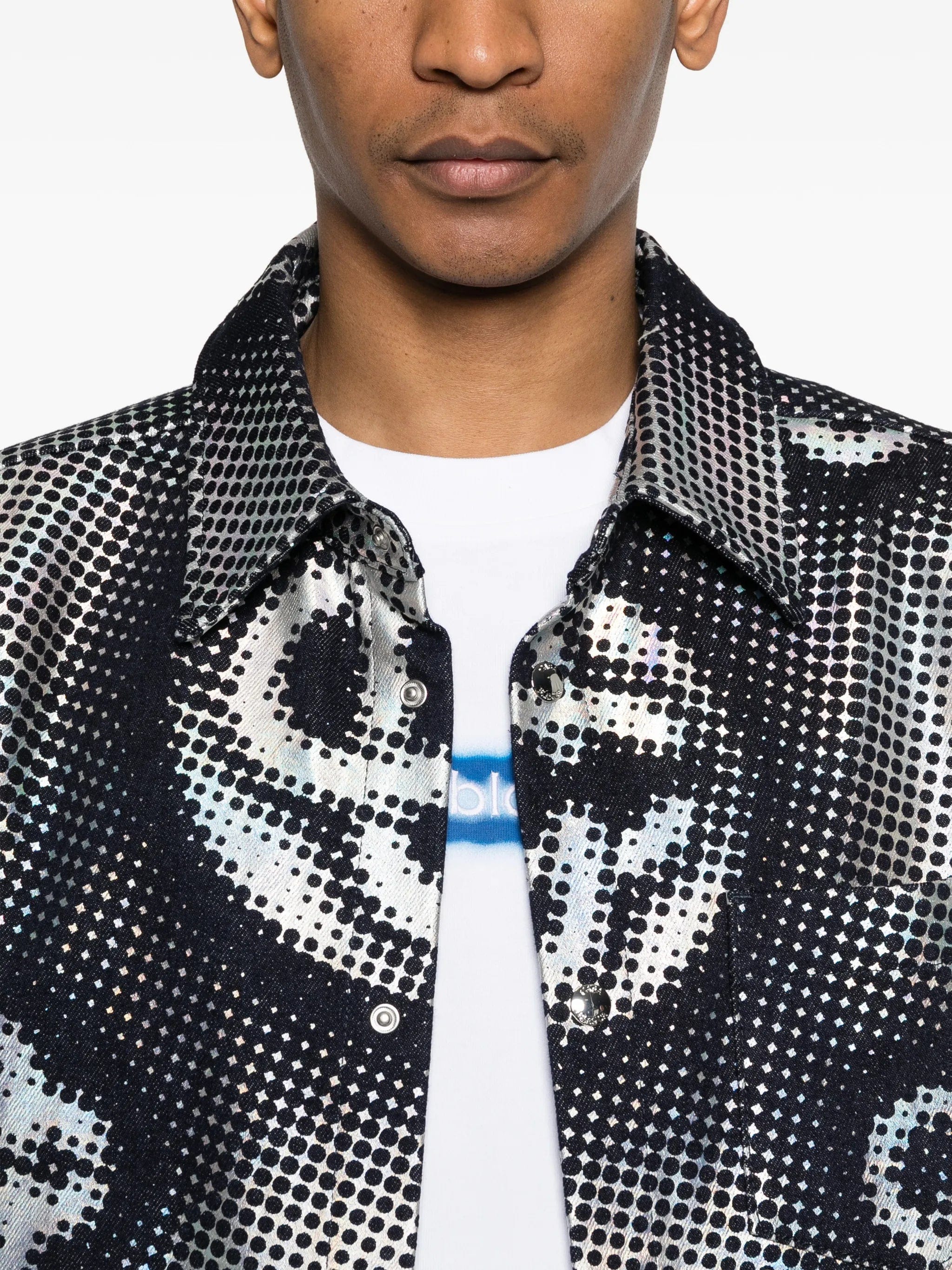 Casablanca Pearlescent Monogram shirt