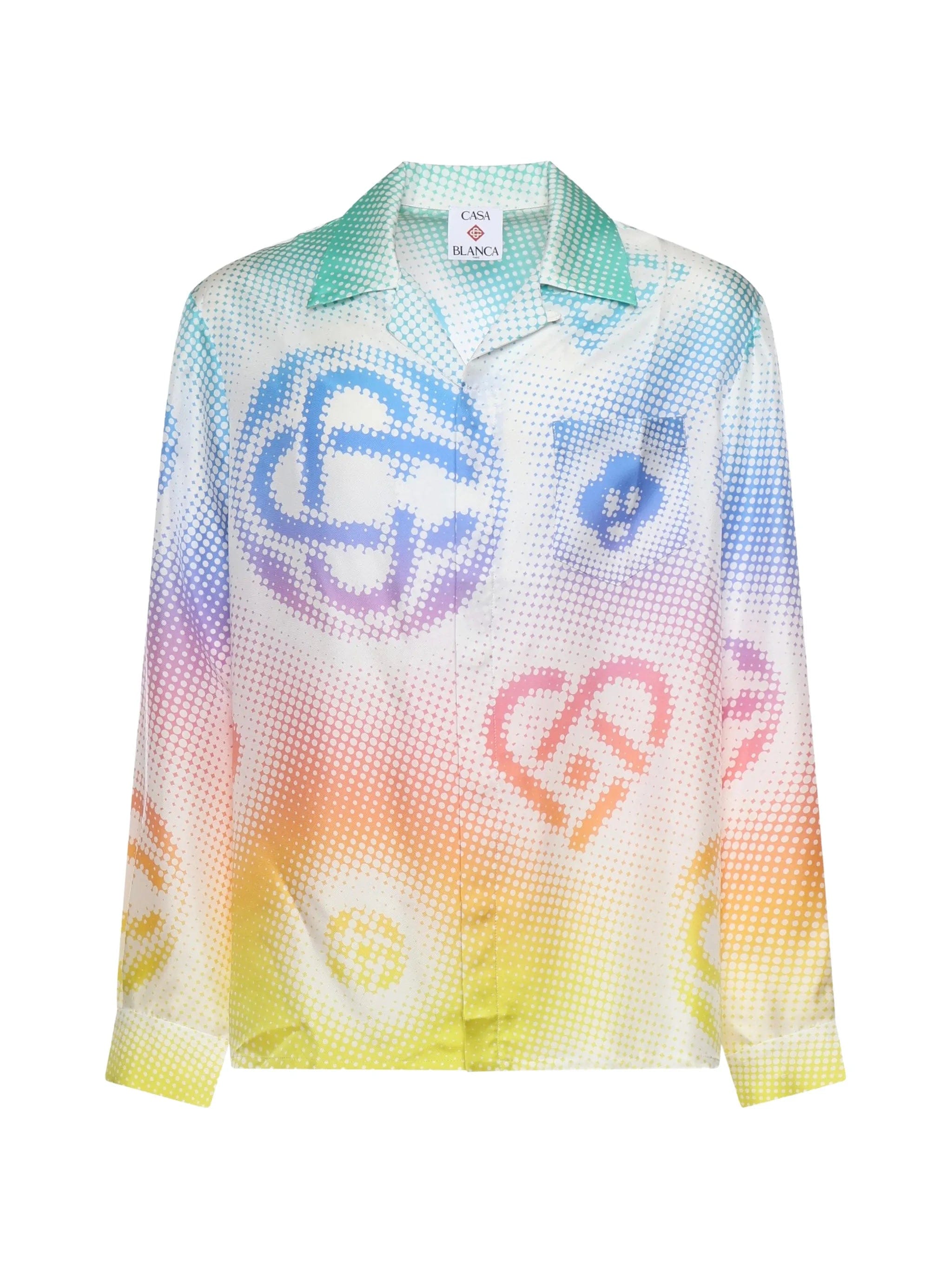 Casablanca Halftone logo shirt