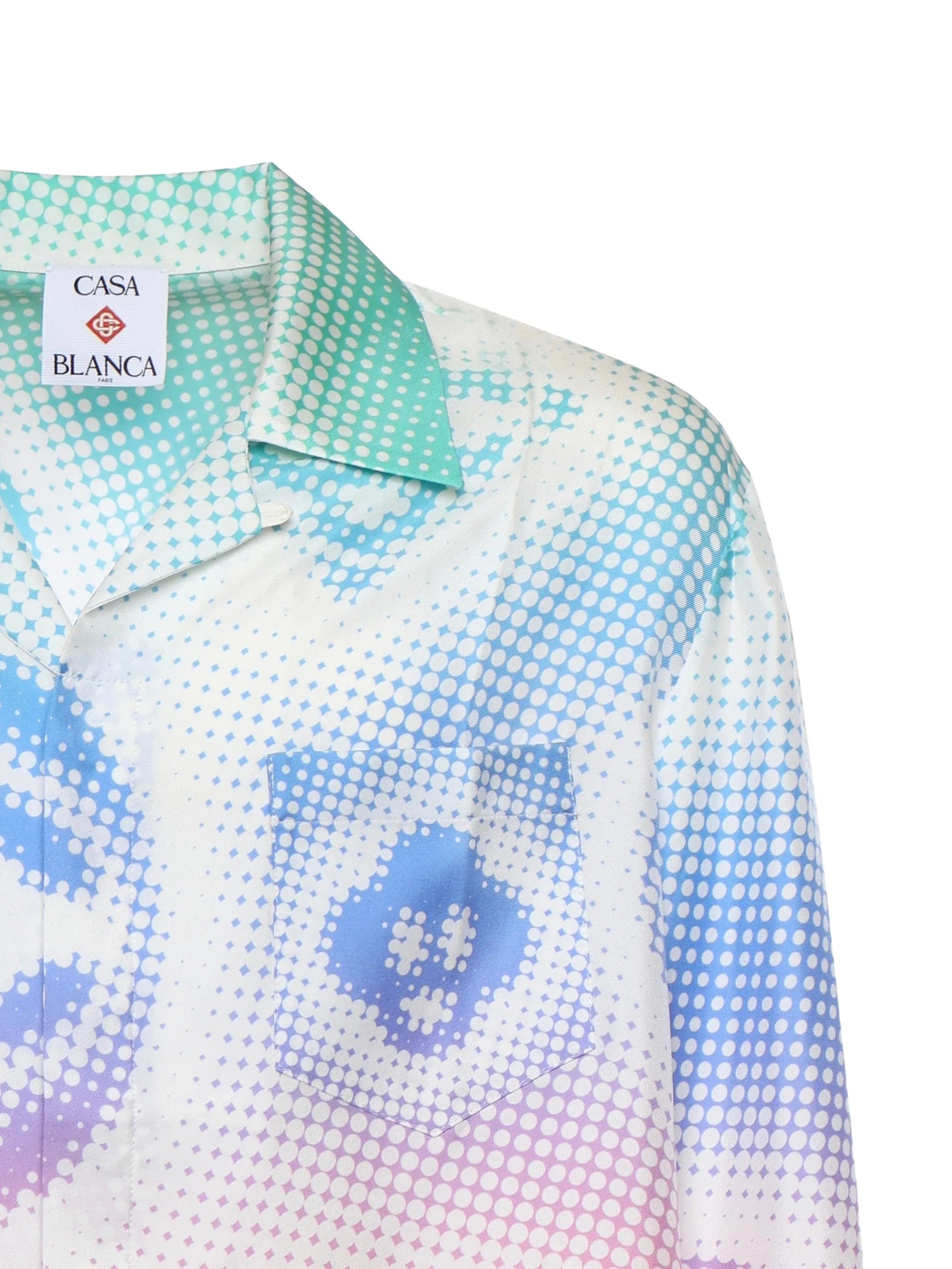 Casablanca Halftone logo shirt