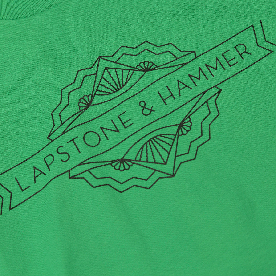 Lapstone & Hammer LH MAIN LOGO T-Shirt - KELLY GREEN