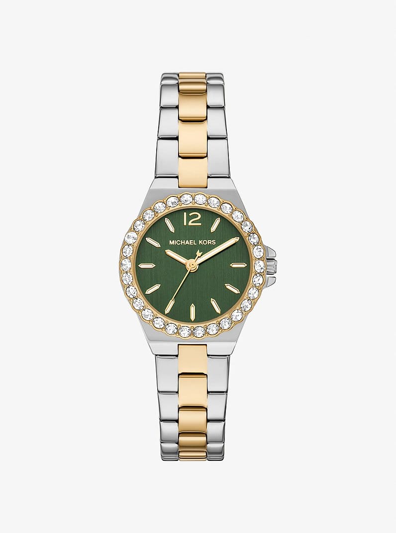 Mini Lennox Pavé Two-Tone Watch