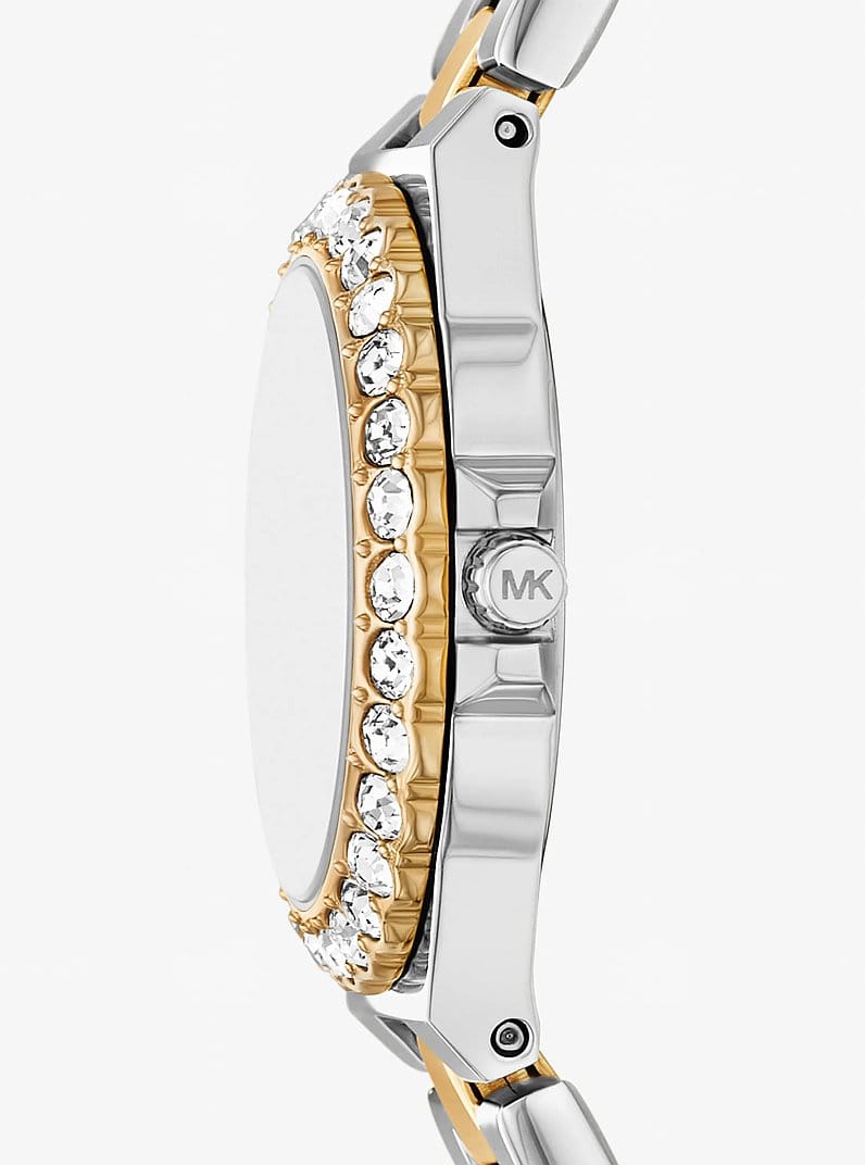 Mini Lennox Pavé Two-Tone Watch