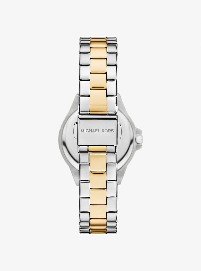 Mini Lennox Pavé Two-Tone Watch