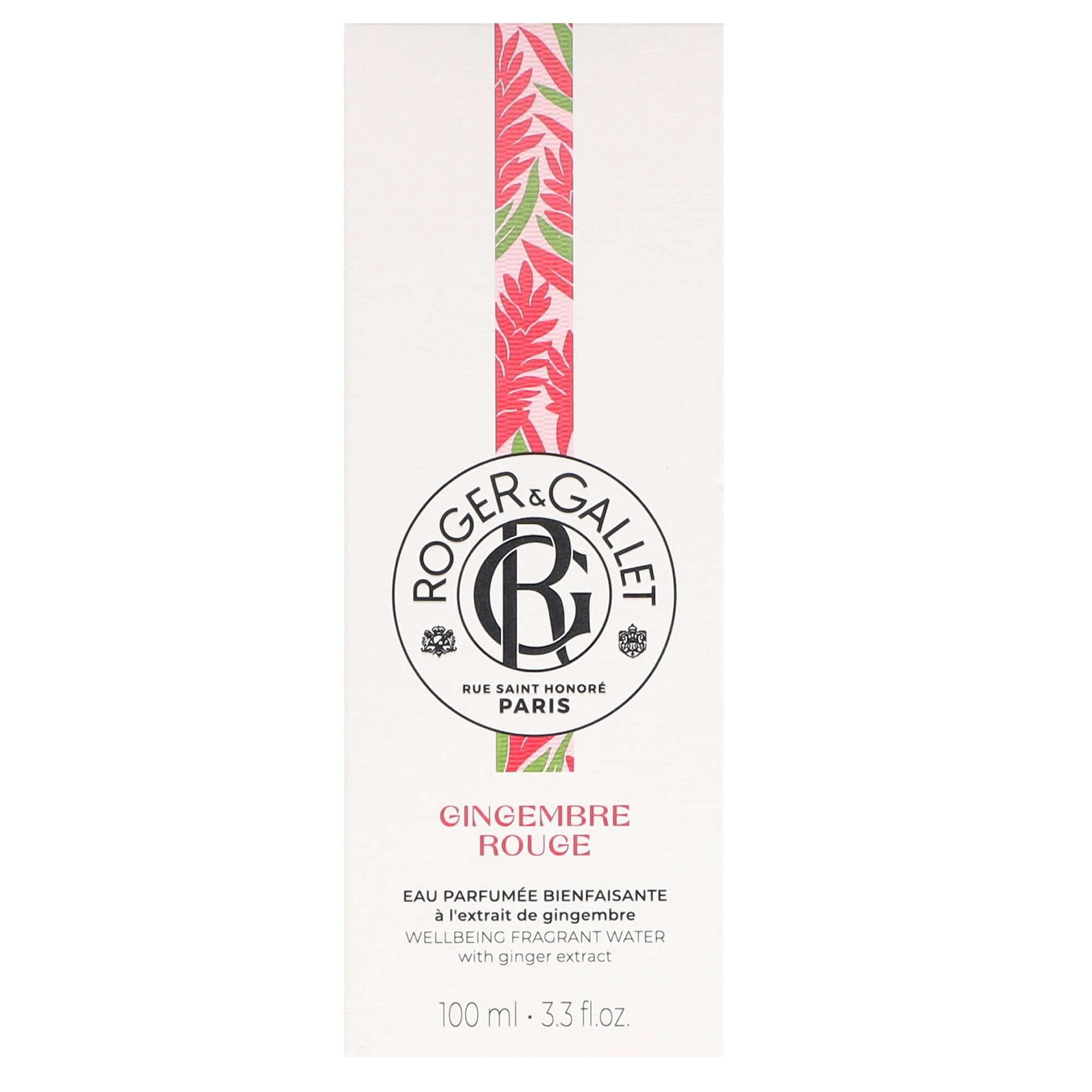 Roger & Gallet Gingembre Rouge Wellbeing Fragrant Water 100 ml