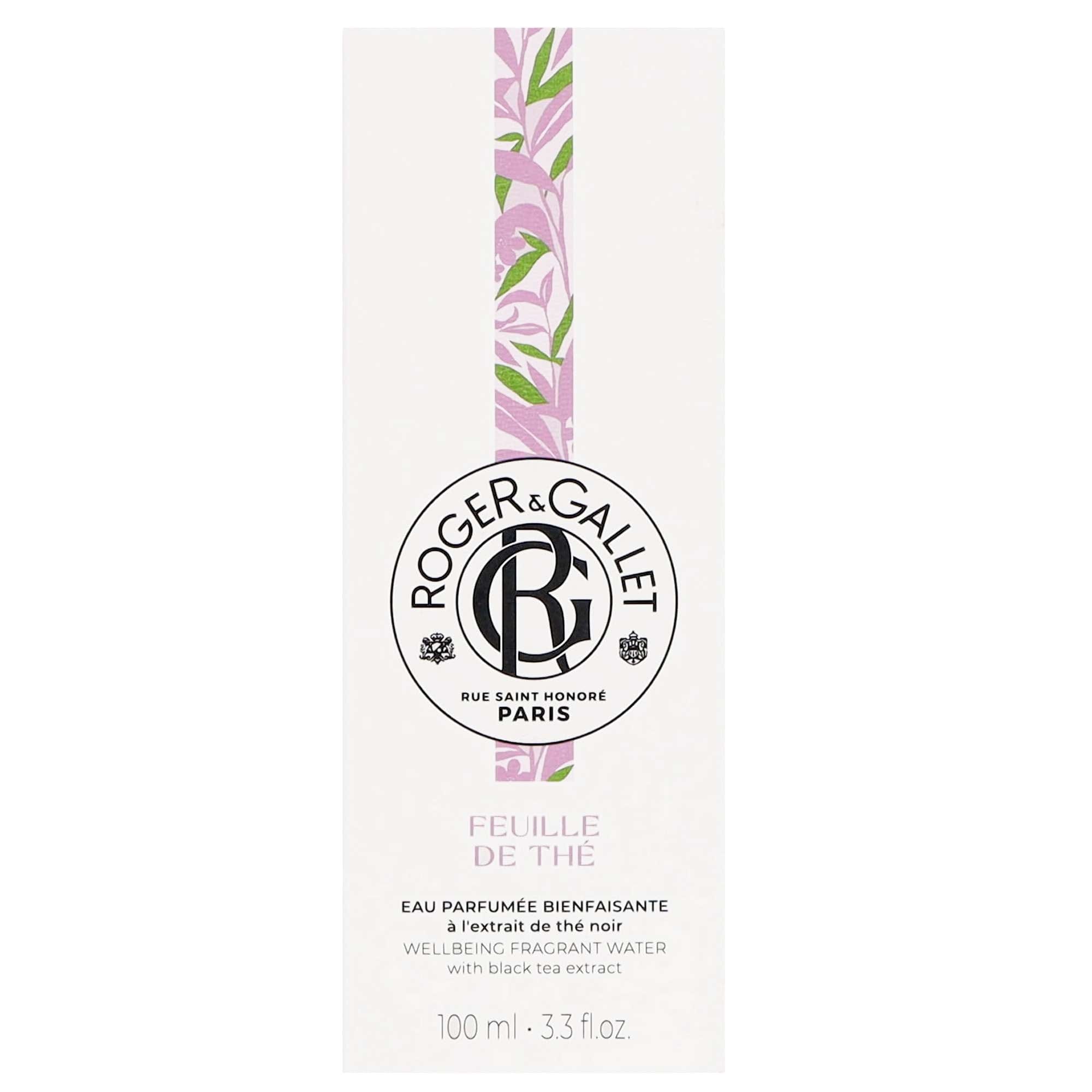 Roger & Gallet Feuille De Thé Wellbeing Fragrant Water 100 ml