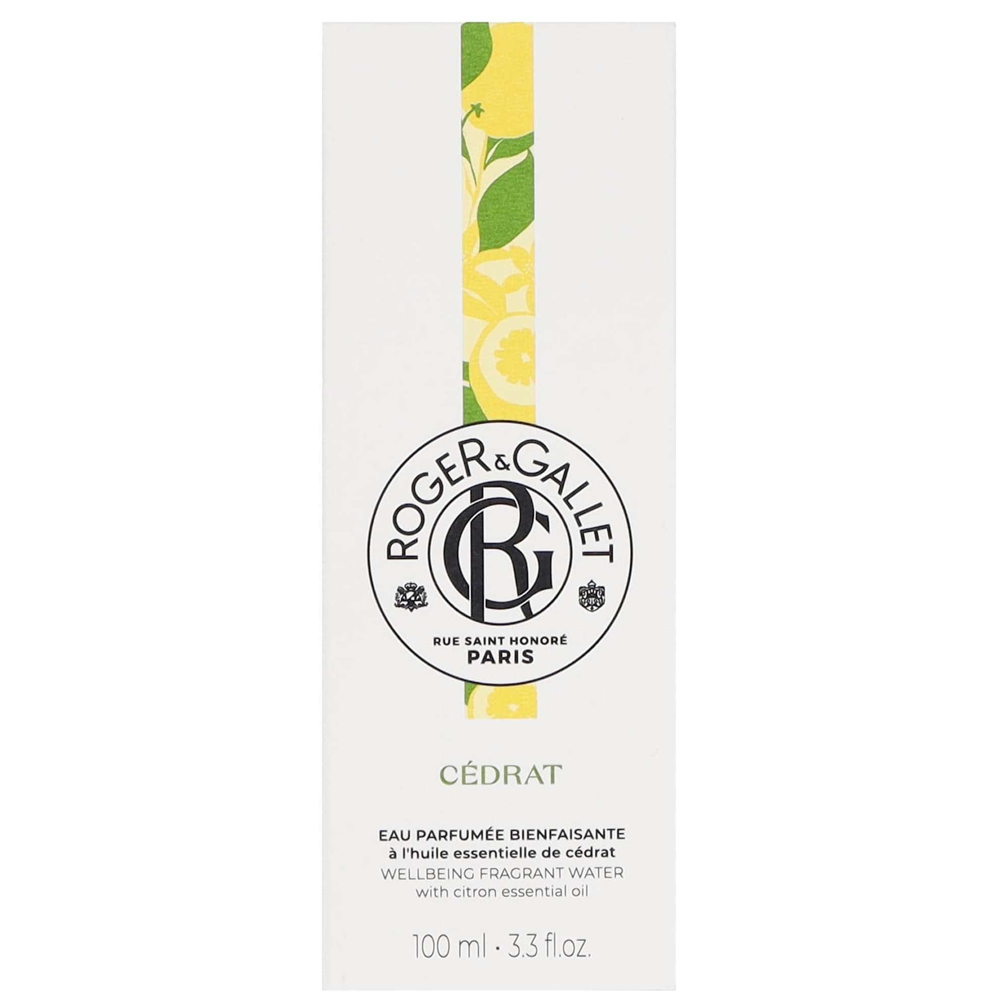 Roger & Gallet Cédrat Wellbeing Fragrant Water 100 ml