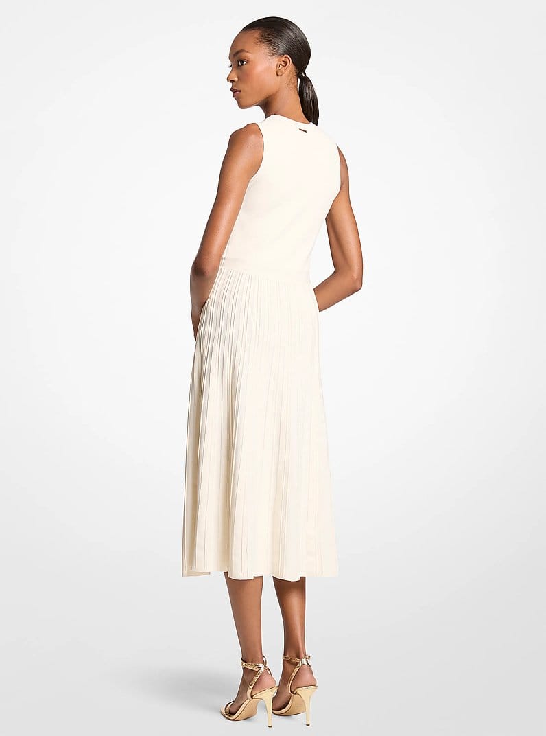 Stretch Knit Midi Dress