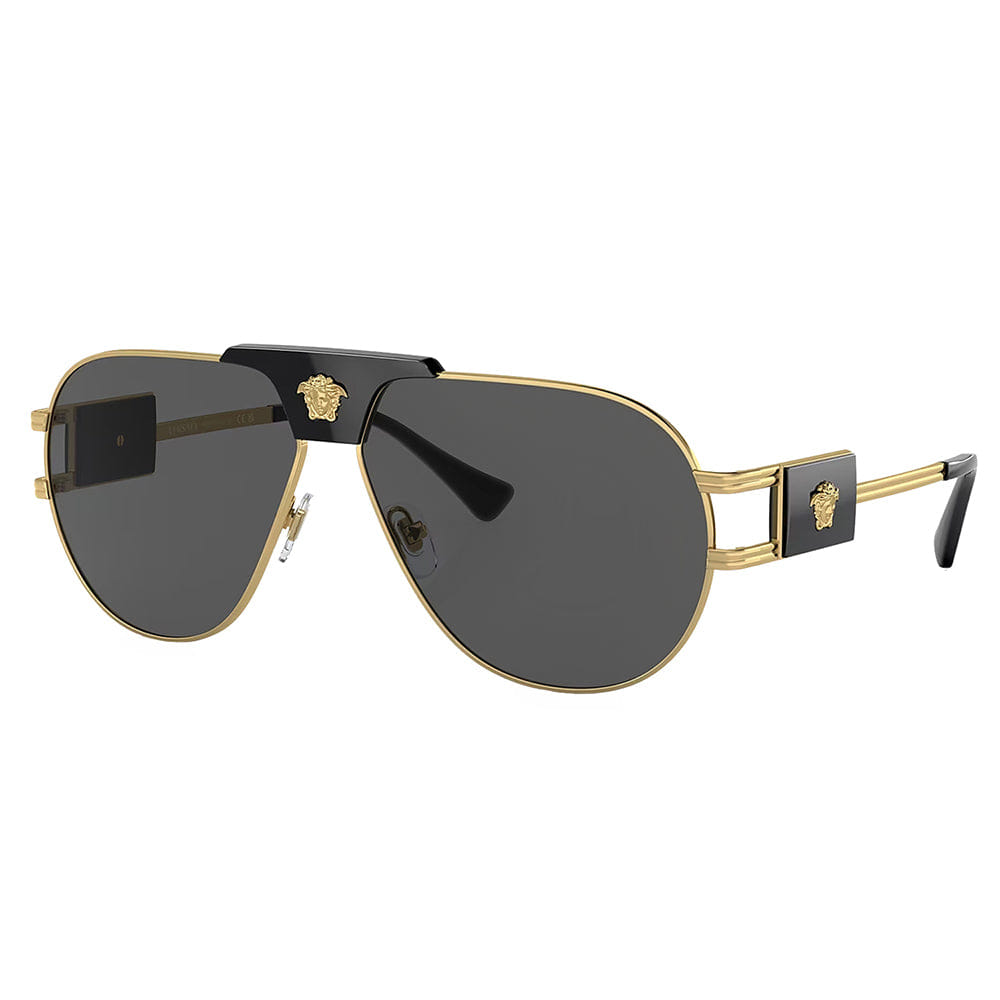 Aviator VE 2252 100287 63 mm Unisex Aviator Sunglasses