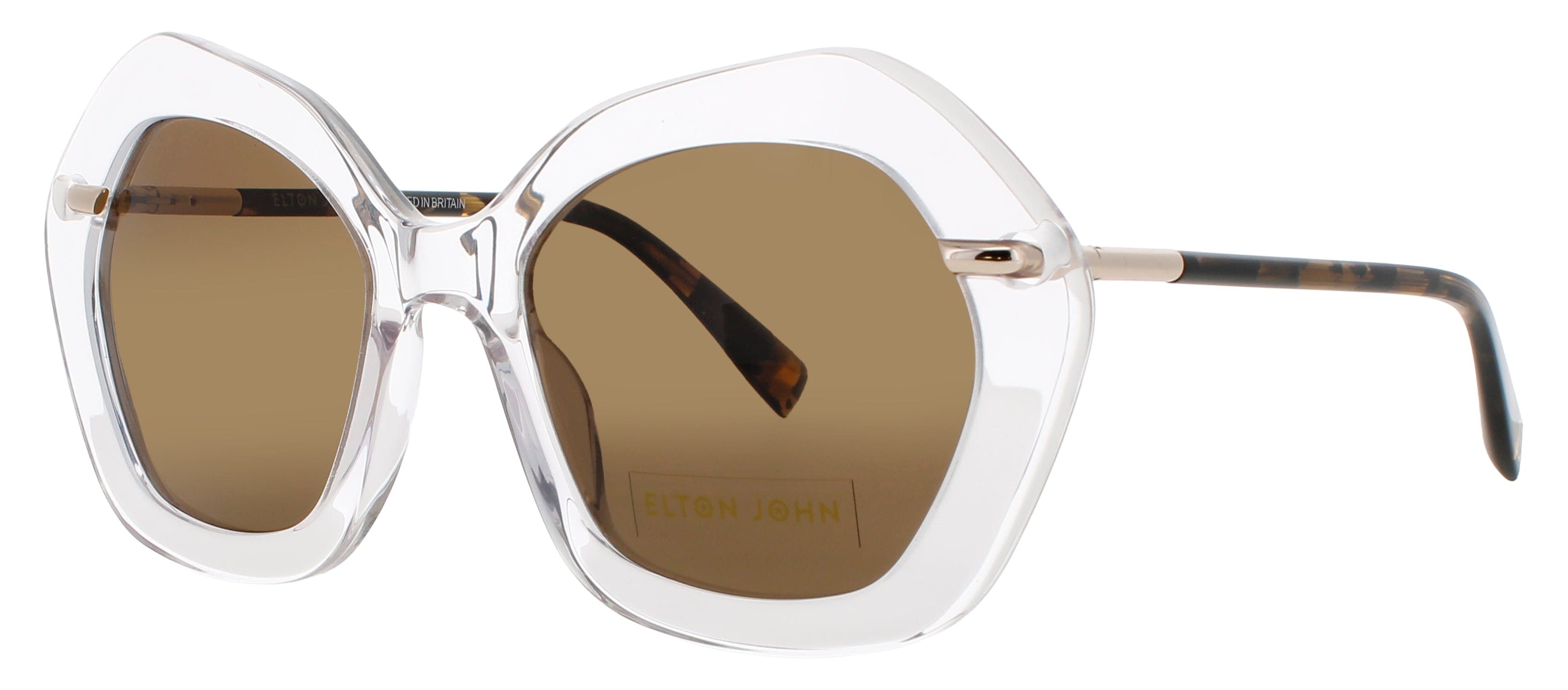 Elton John Sunglasses Brown