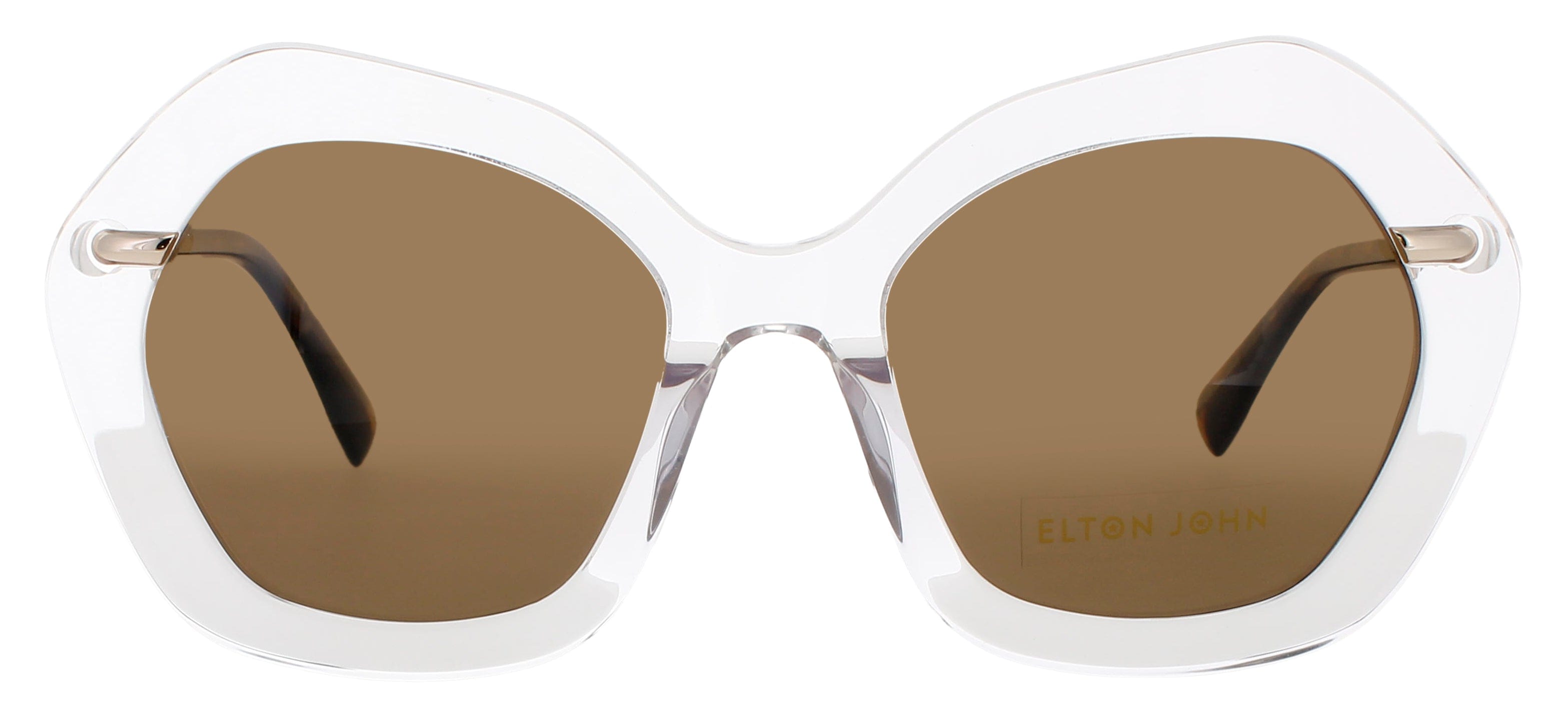 Elton John Sunglasses Brown
