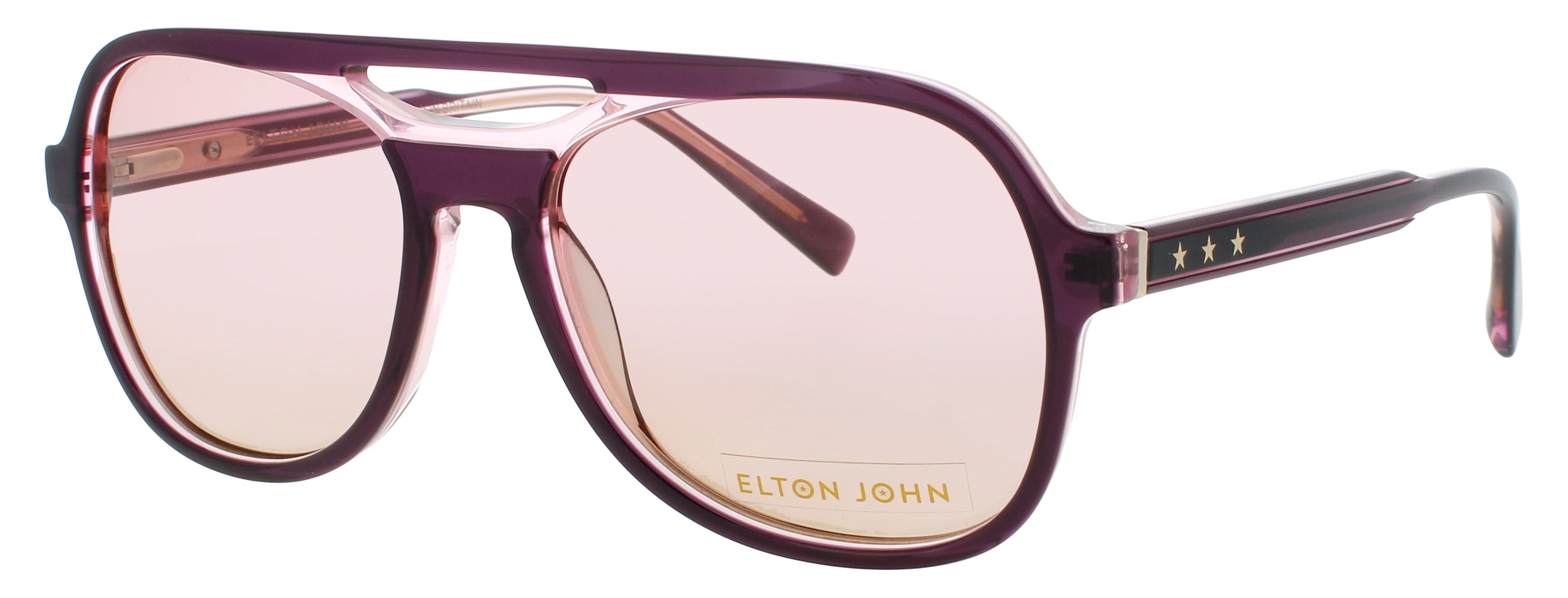 Elton John Sunglasses Purple