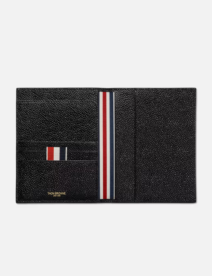 Thom Browne Pebble Grain Leather Passport Holder