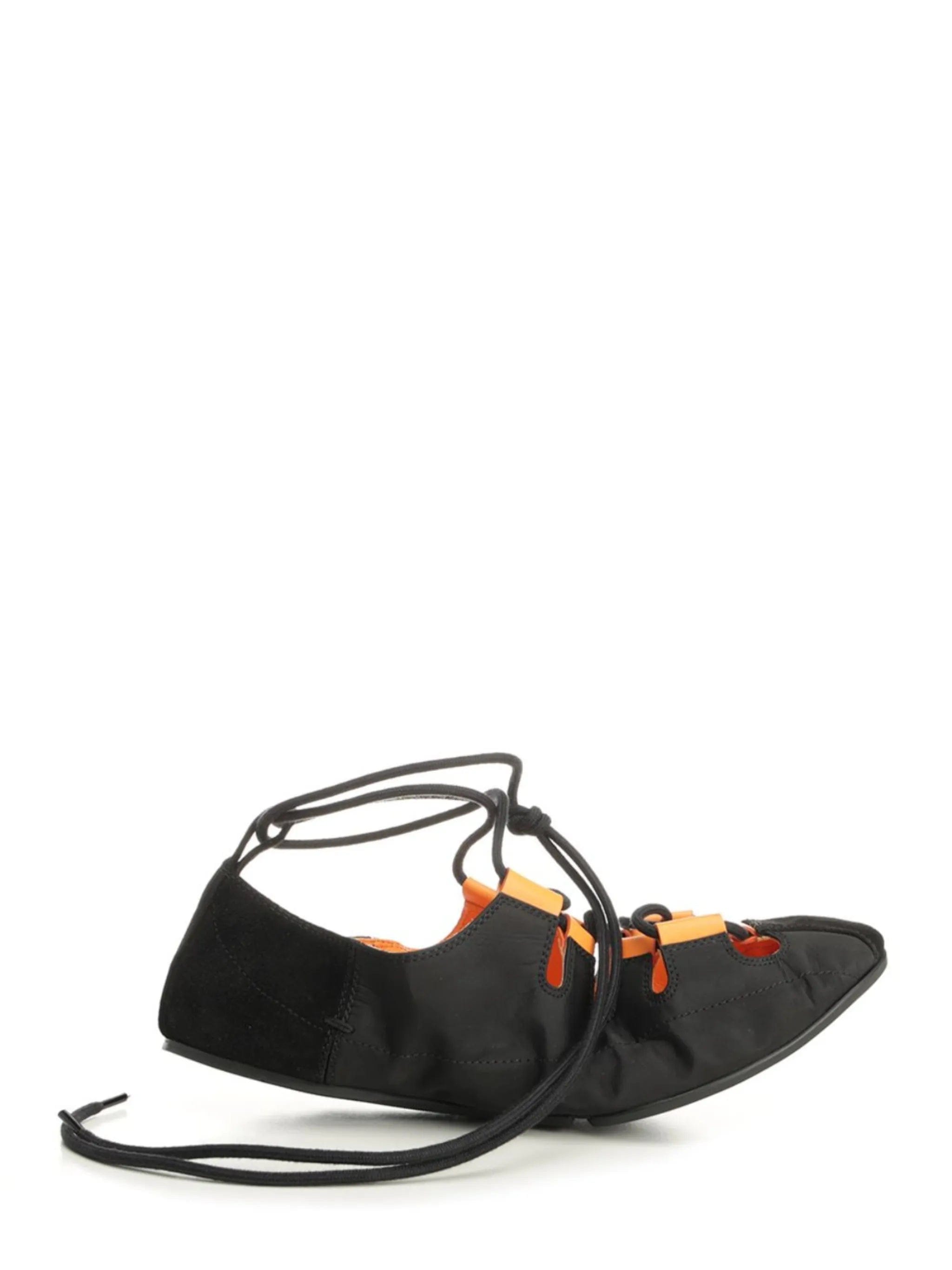 Alaïa lace - up ballet flats