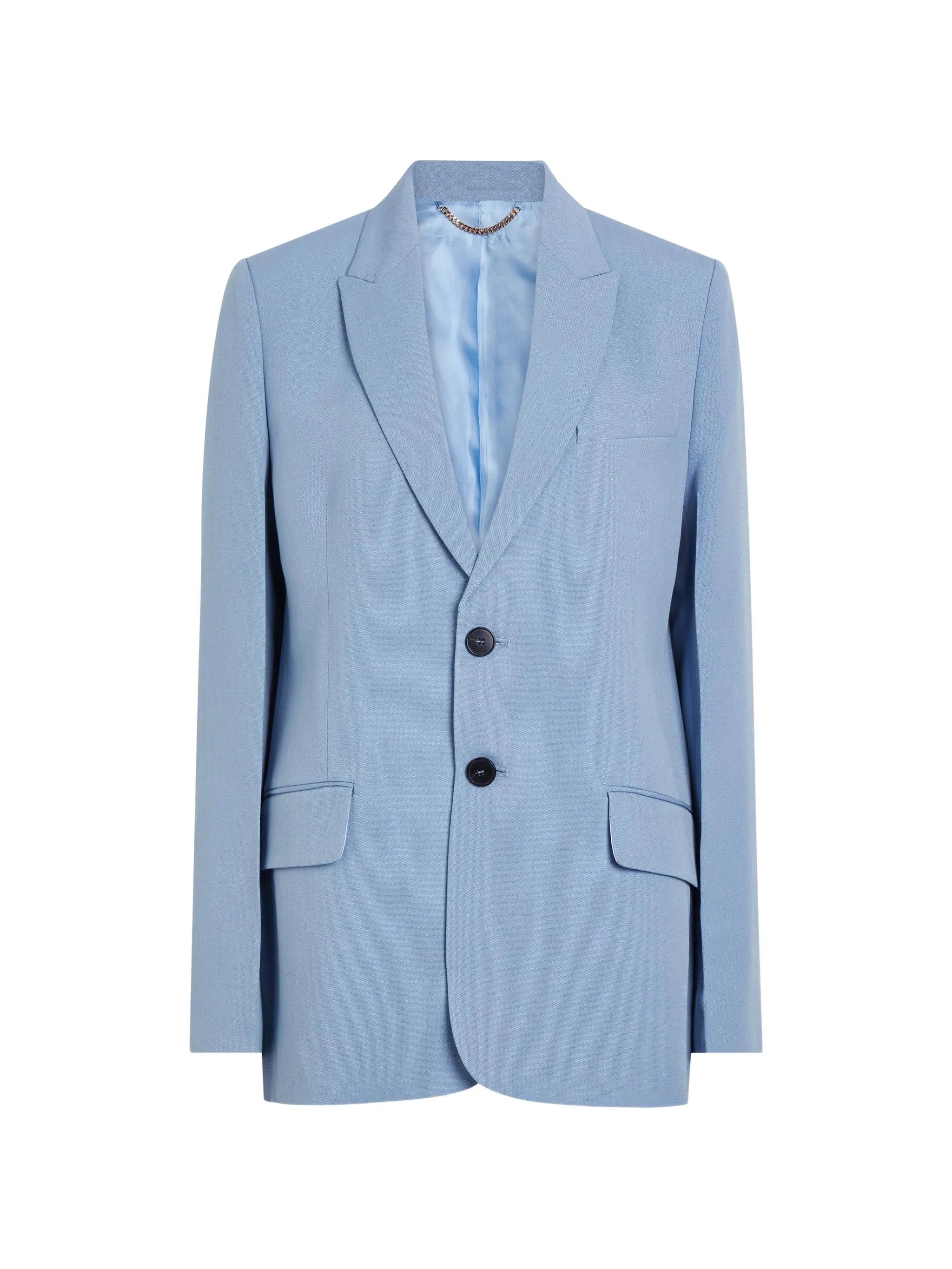 Victoria Beckham peak - lapel single - breasted jacket