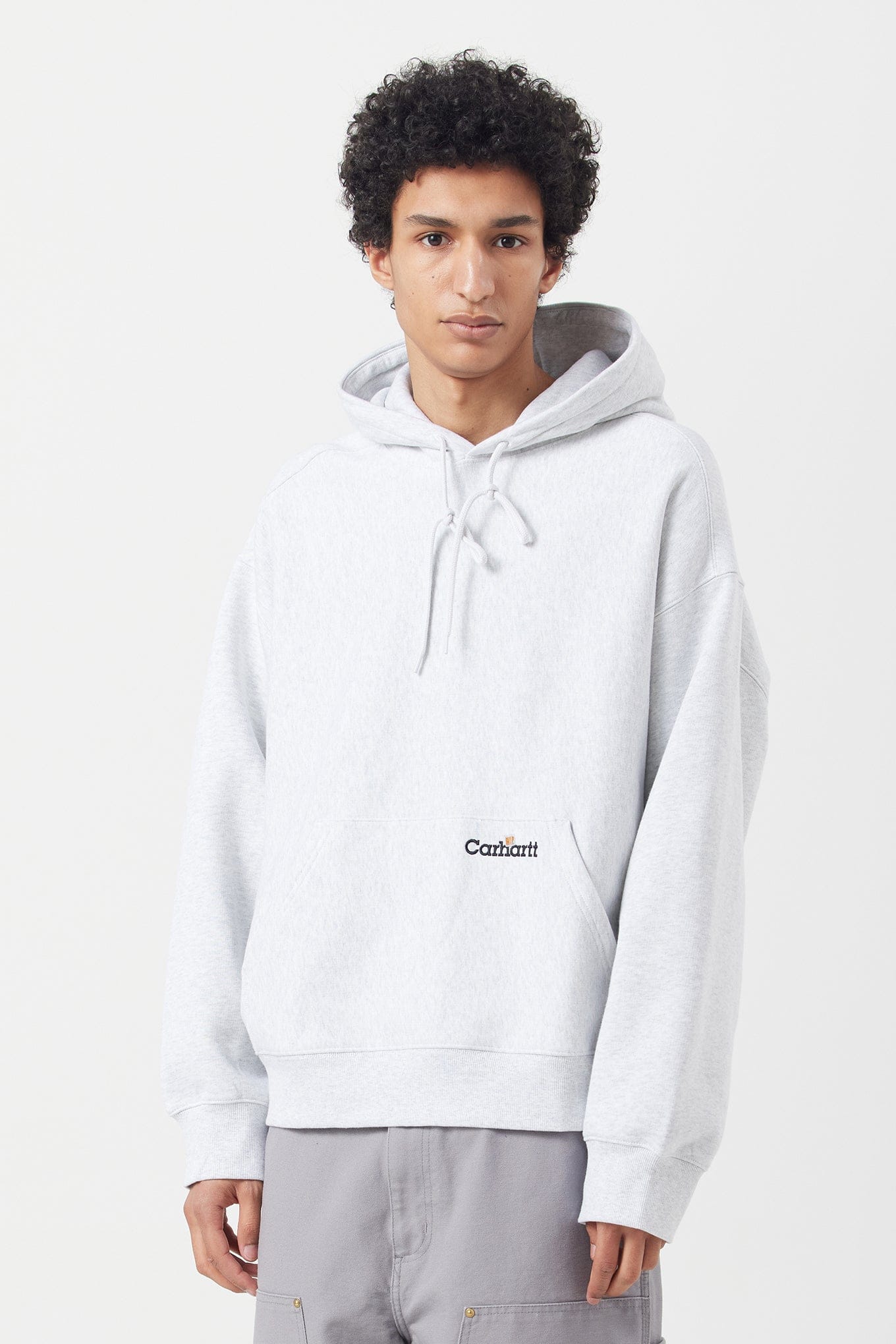 Carhartt WIP HOODED LABEL SCRIPT SWEATSHIRT