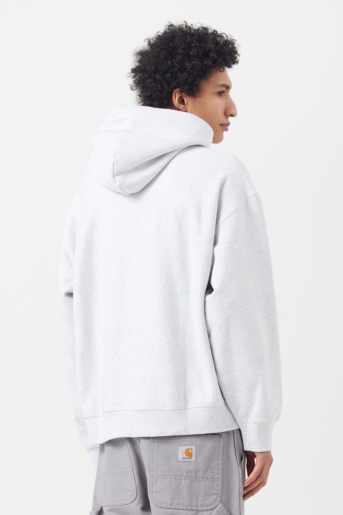 Carhartt WIP HOODED LABEL SCRIPT SWEATSHIRT