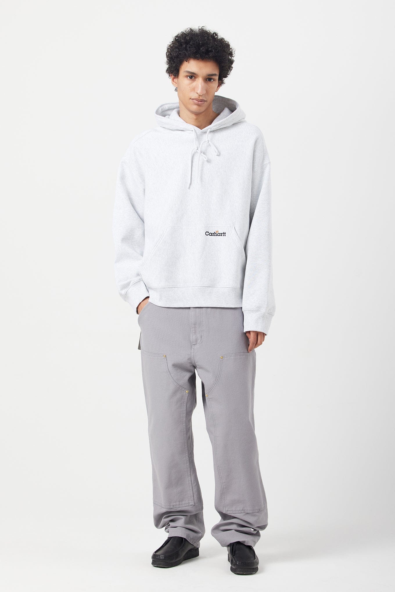 Carhartt WIP HOODED LABEL SCRIPT SWEATSHIRT
